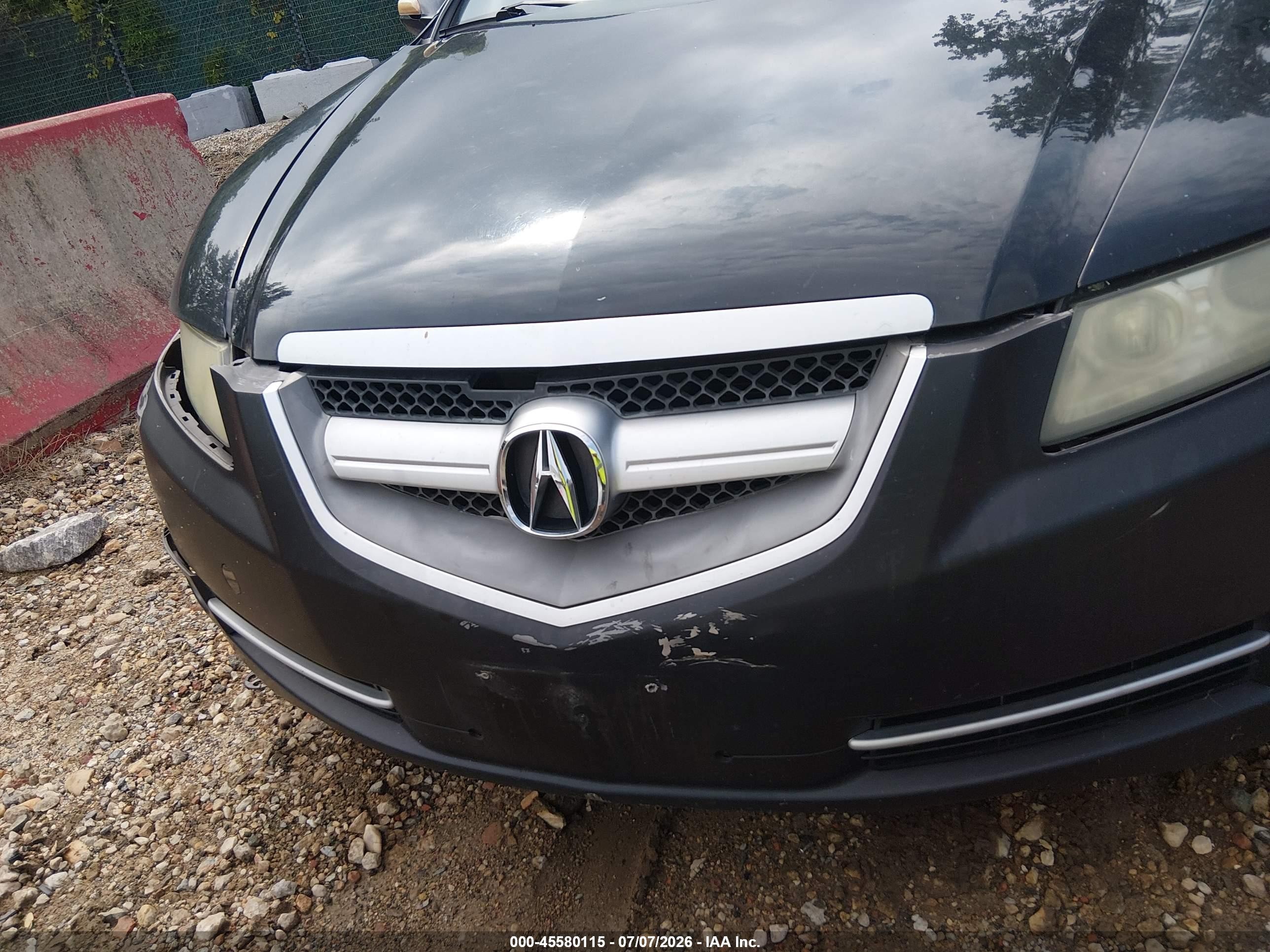 2008 Acura Tl 3.2 Black vin: 19UUA66208A049569