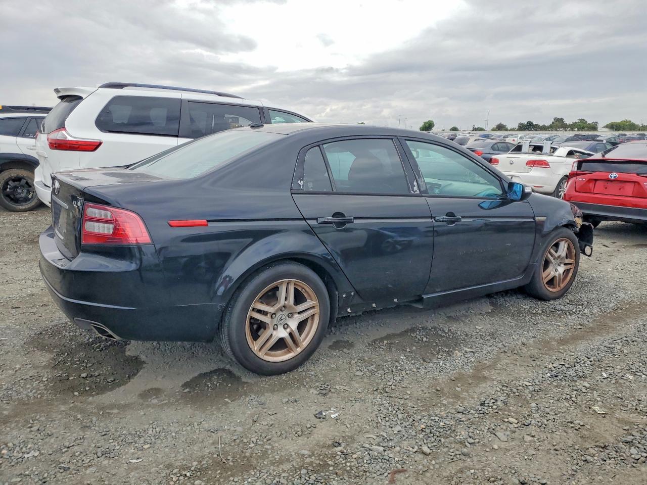 2008 Acura Tl Black vin: 19UUA66208A055534