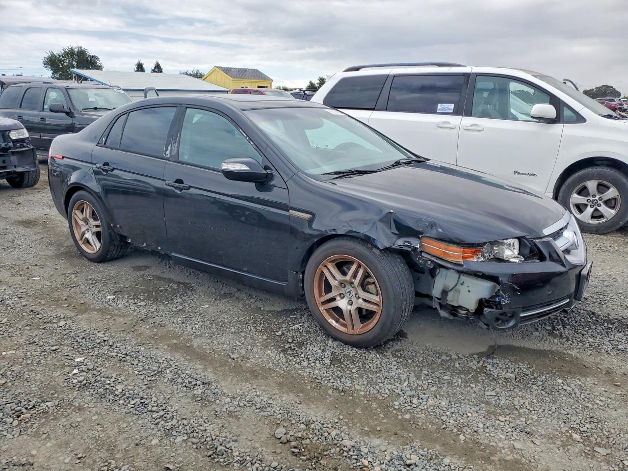 2008 Acura Tl Black vin: 19UUA66208A055534