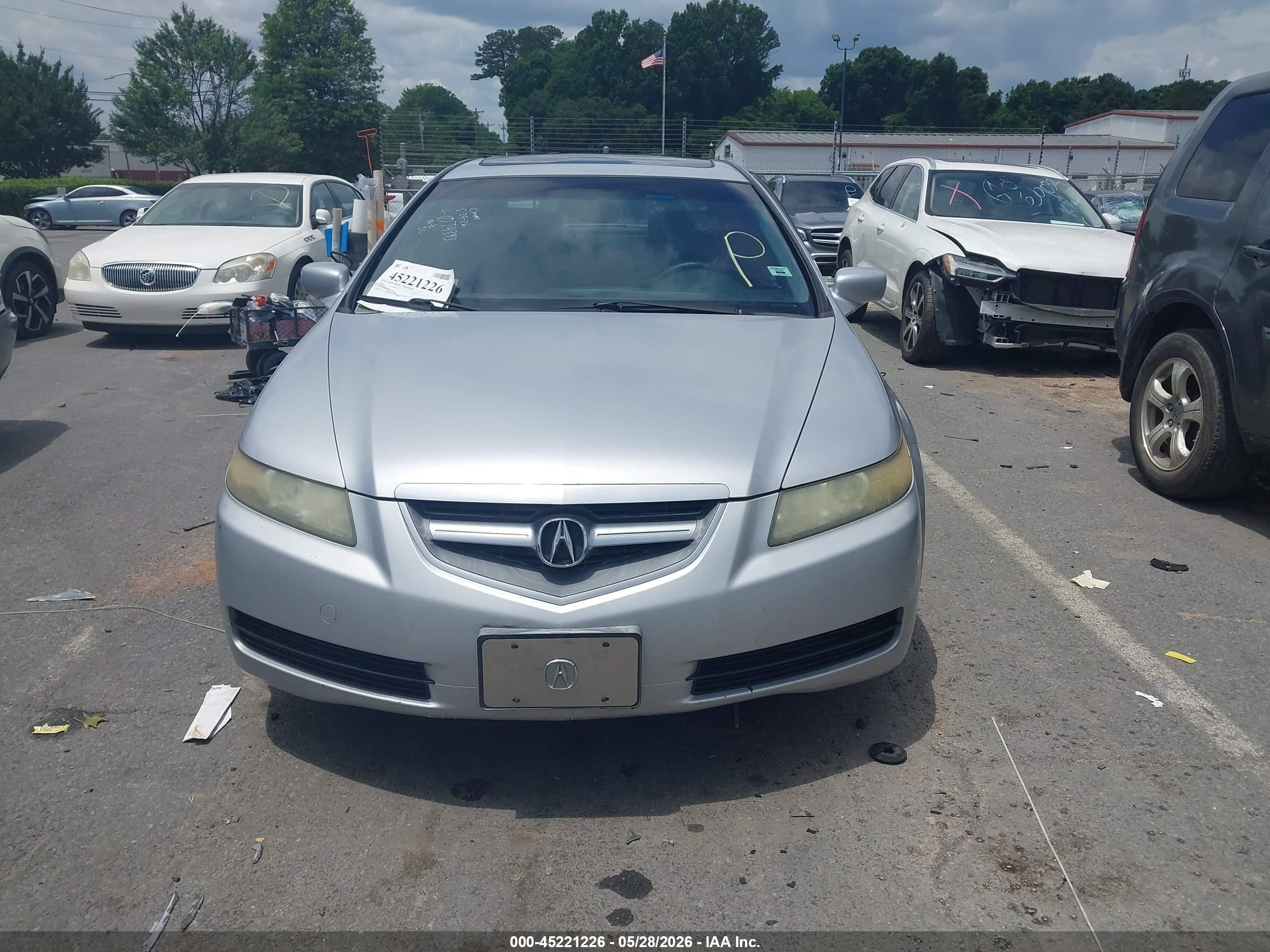 2004 Acura Tl   Silver vin: 19UUA66214A074393