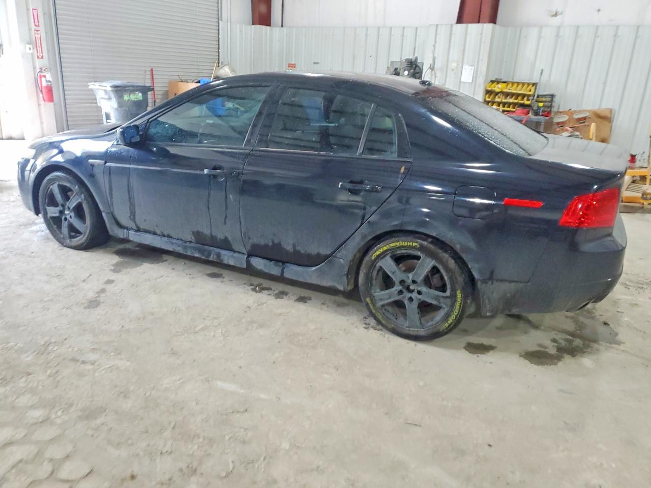 2005 Acura Tl Black vin: 19UUA66215A002059