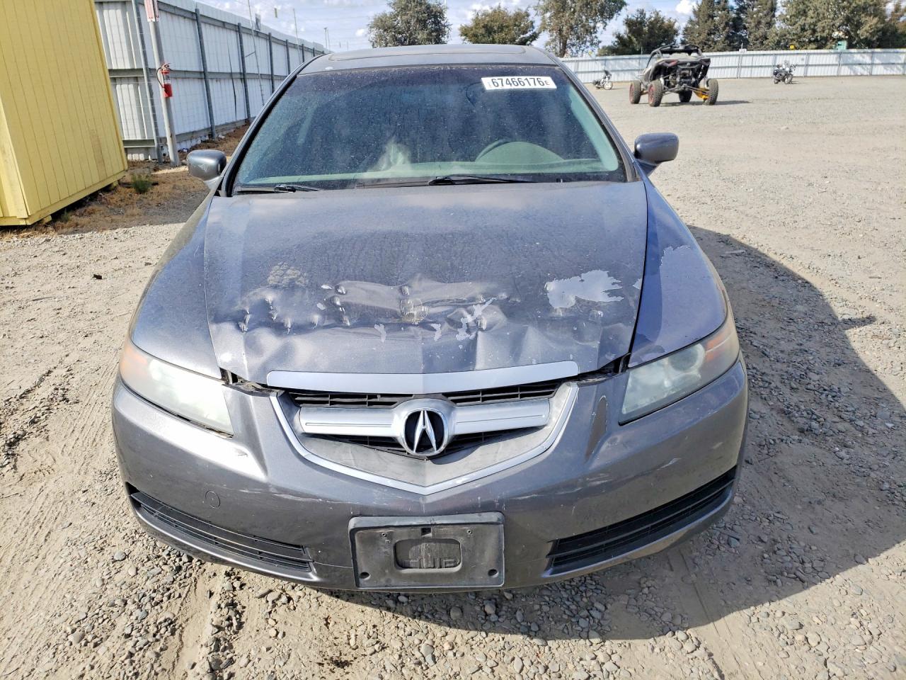 2005 Acura Tl Gray vin: 19UUA66215A004040