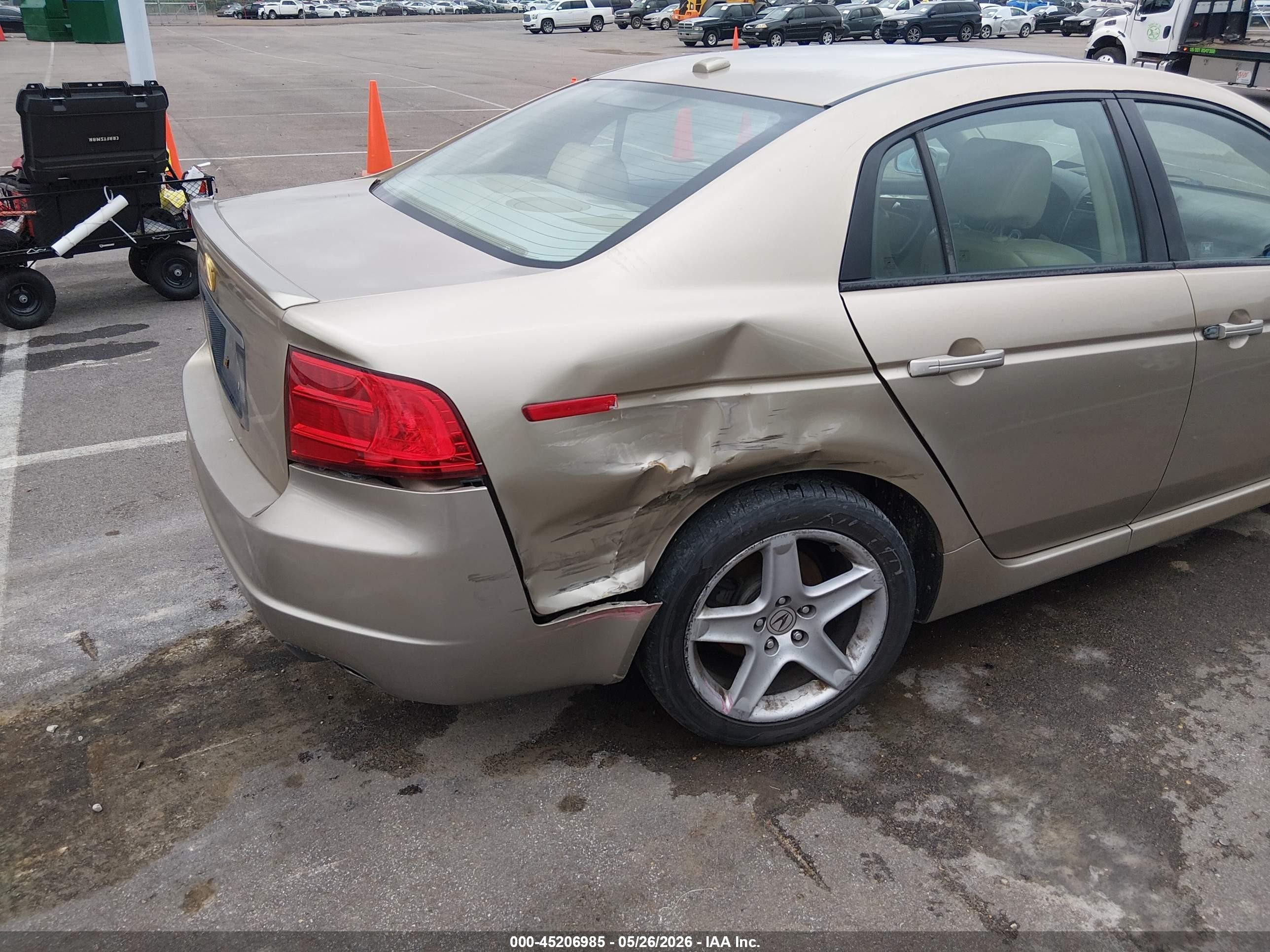 2005 Acura Tl Gold vin: 19UUA66215A054324
