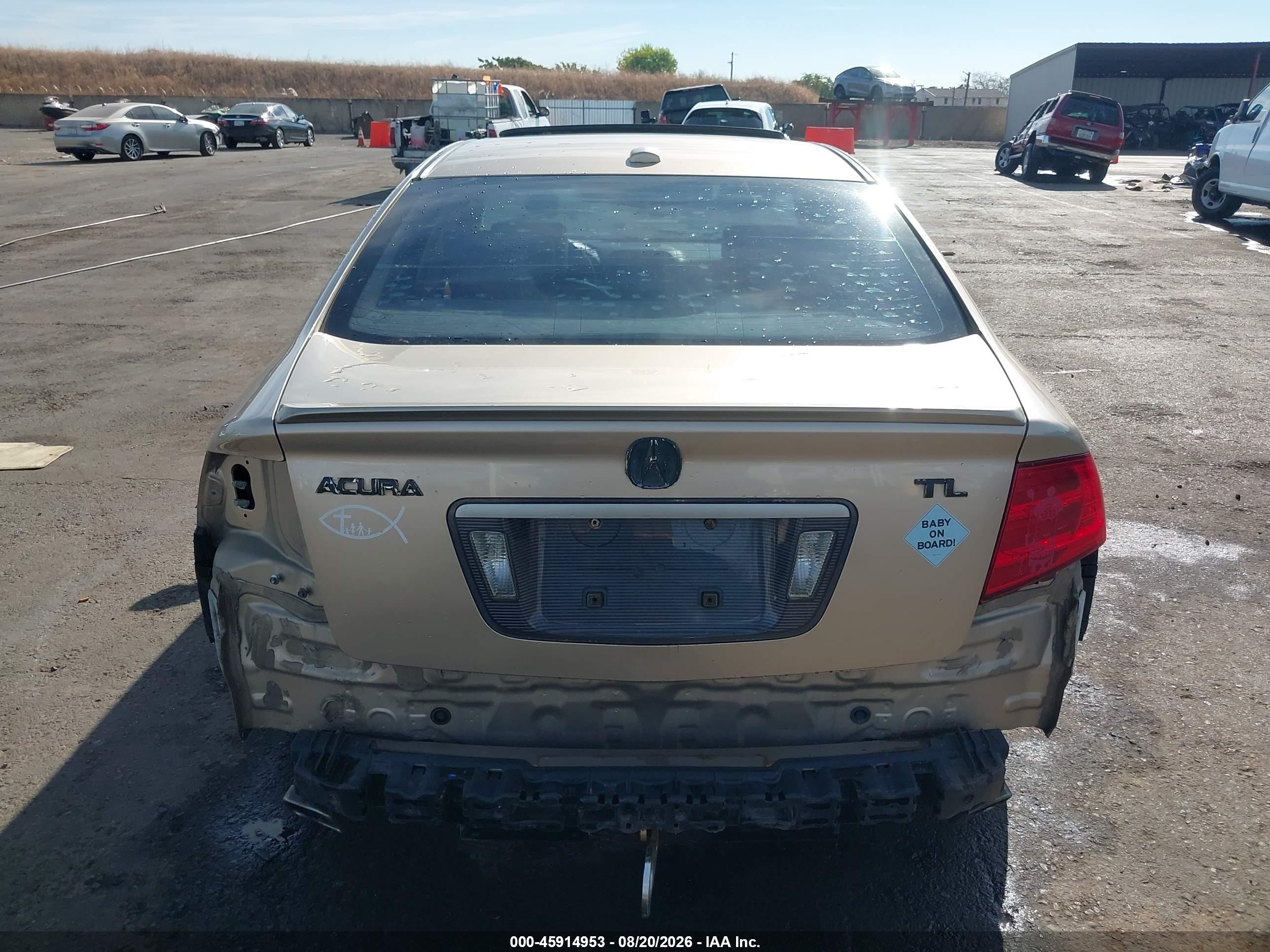 2006 Acura Tl   Gold vin: 19UUA66216A045348