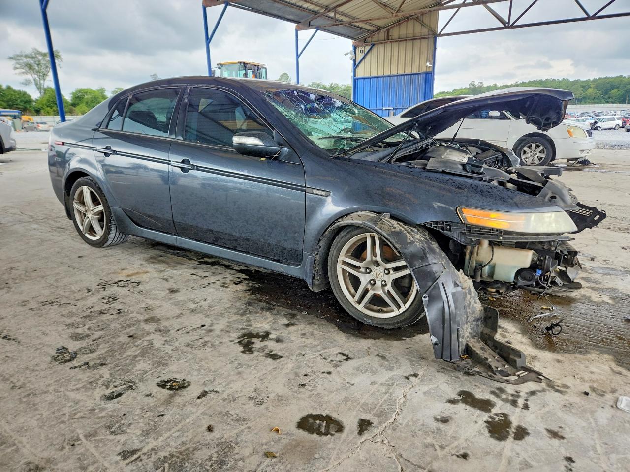 2007 Acura Tl Угольный vin: 19UUA66217A004333
