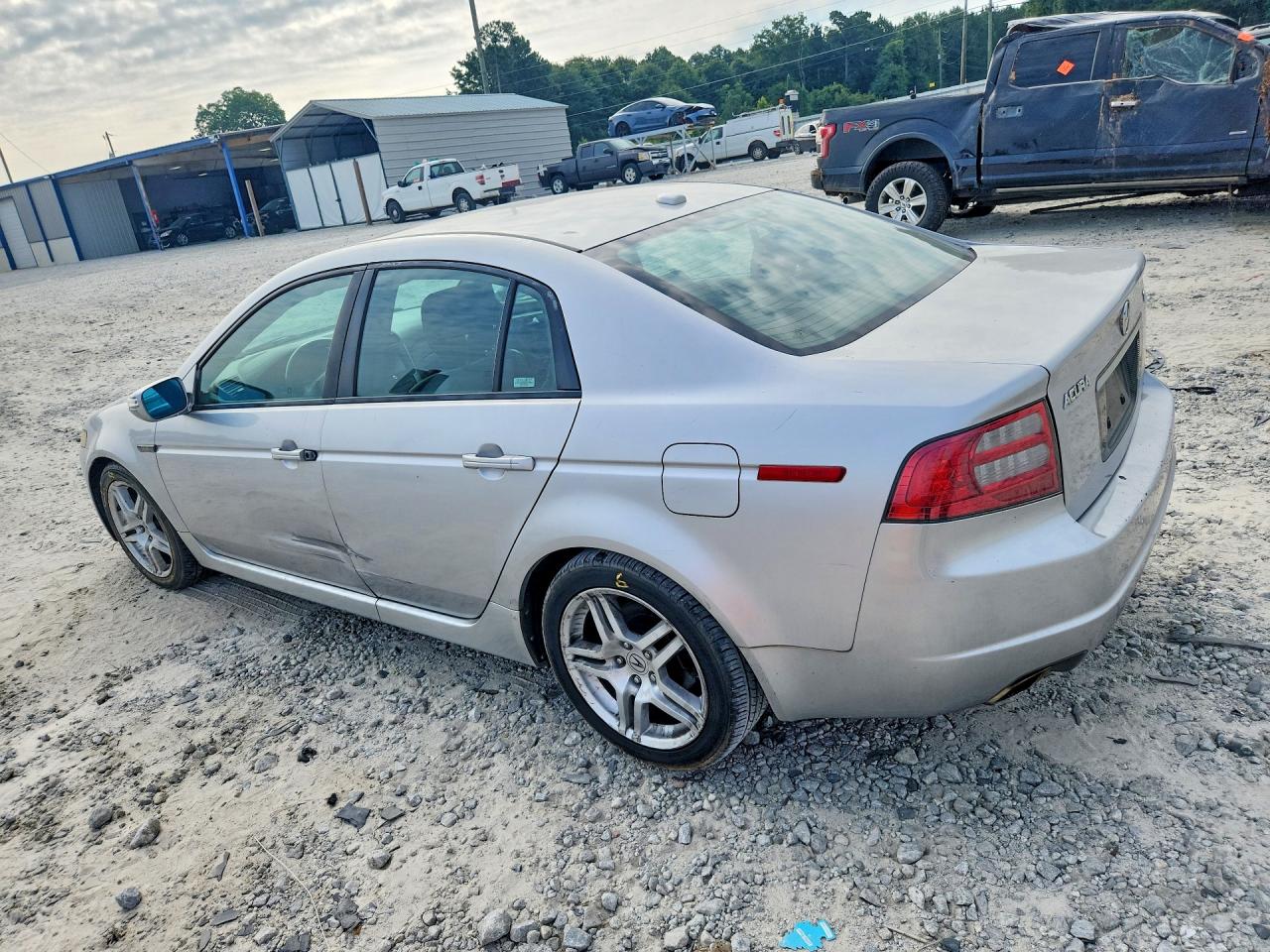 2007 Acura Tl Silver vin: 19UUA66217A030785