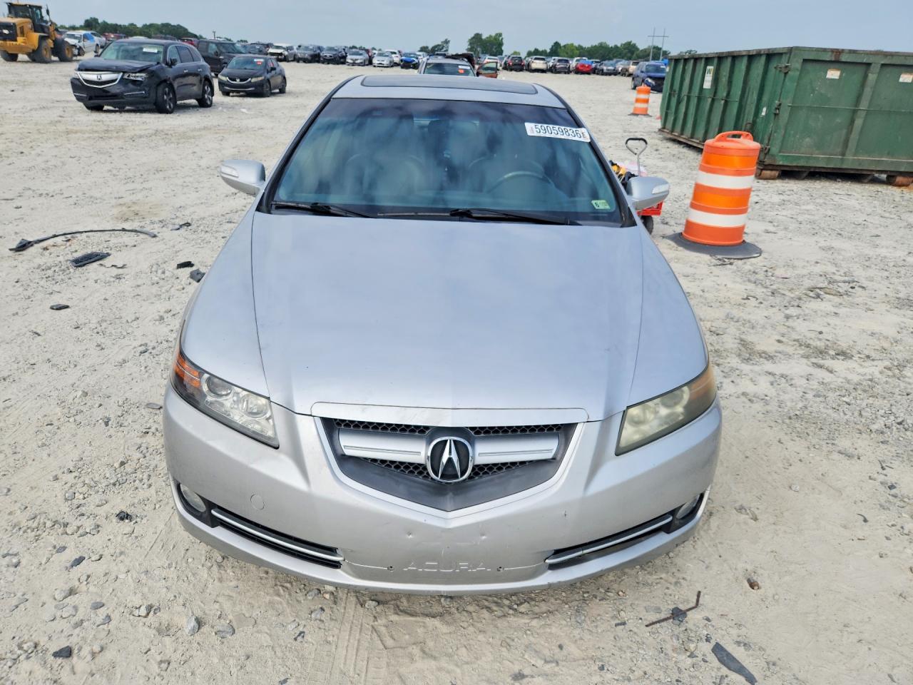 2007 Acura Tl Silver vin: 19UUA66217A030785
