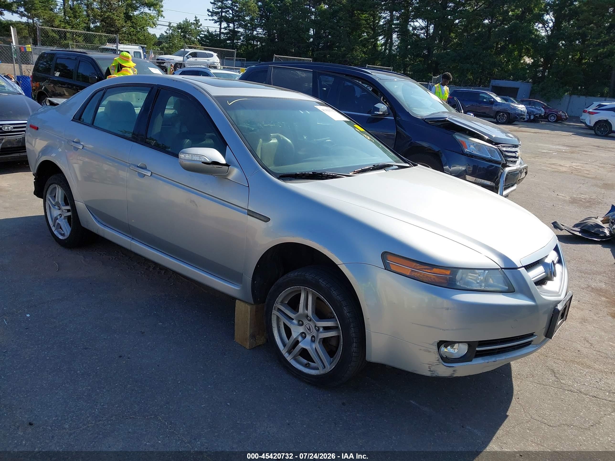 2007 Acura Tl 3.2 Серебряный vin: 19UUA66217A041267