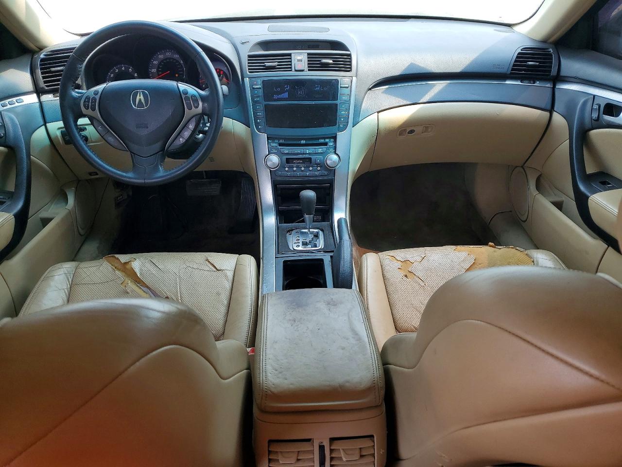 2008 Acura Tl Черный vin: 19UUA66218A009551