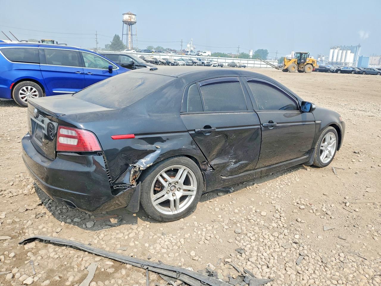 2008 Acura Tl Черный vin: 19UUA66218A009551