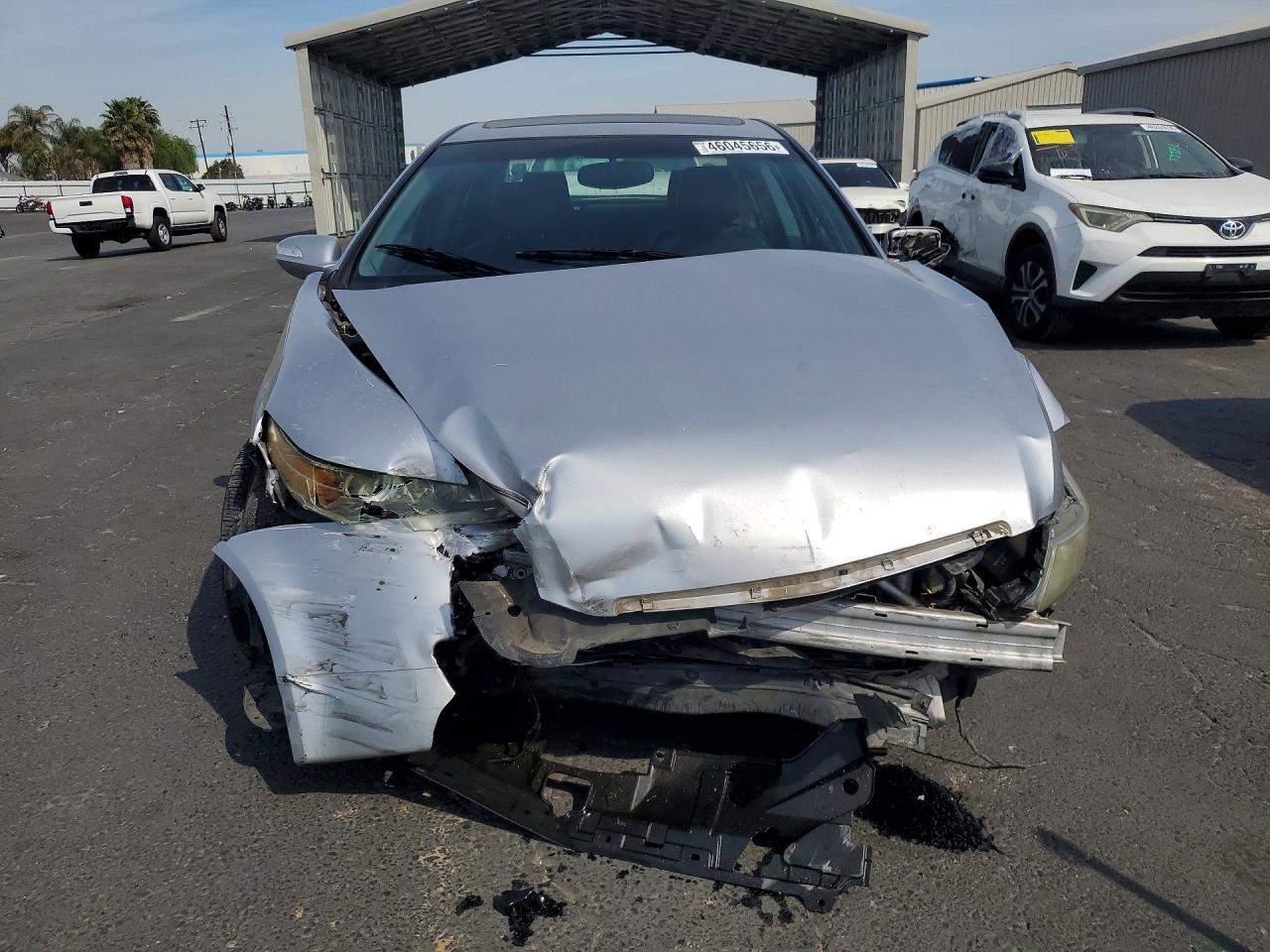 2008 Acura Tl Серебряный vin: 19UUA66218A015303
