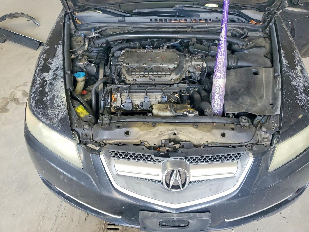2008 Acura Tl Black vin: 19UUA66218A015463