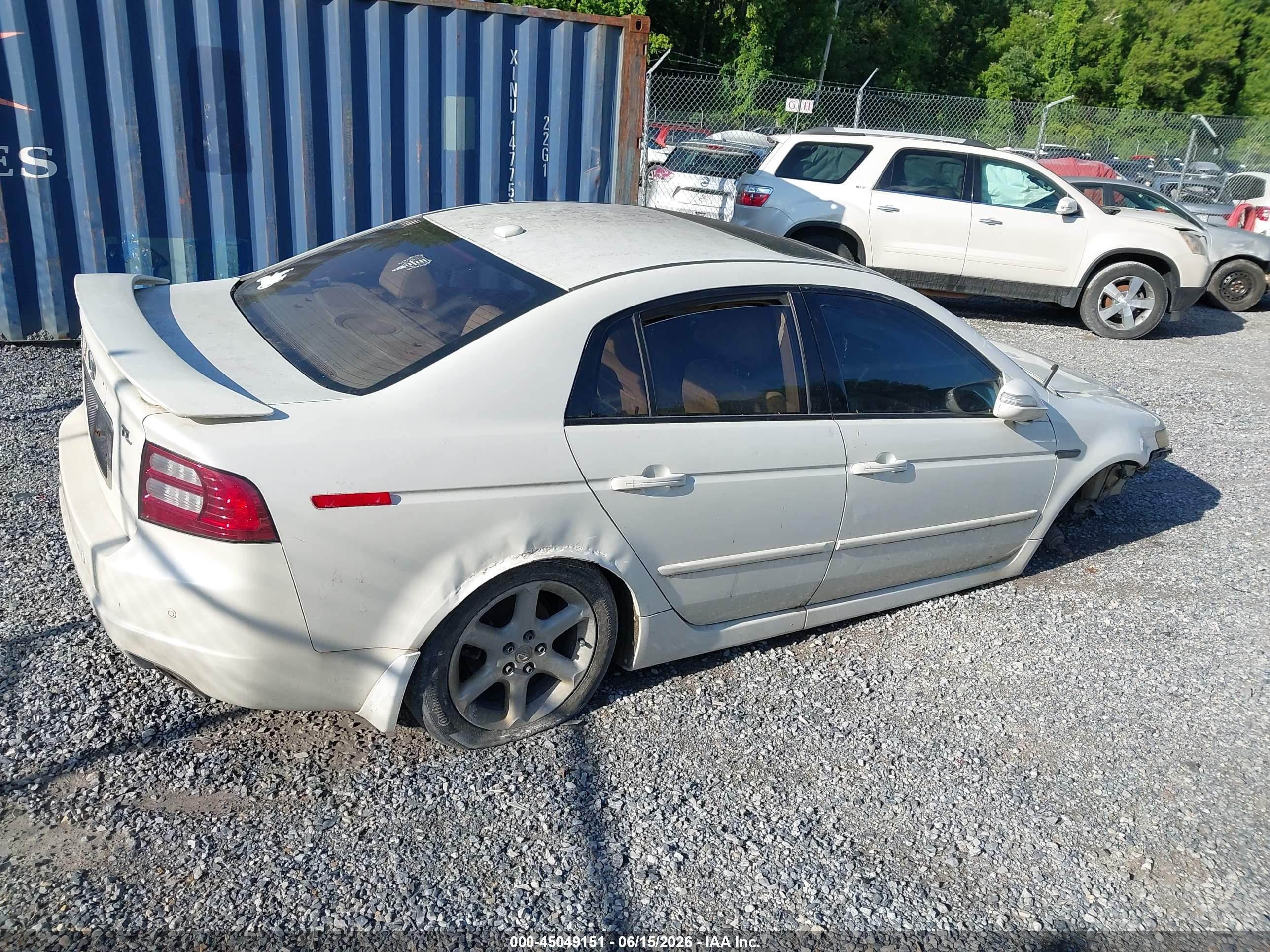 2008 Acura Tl 3.2 Белый vin: 19UUA66218A028455
