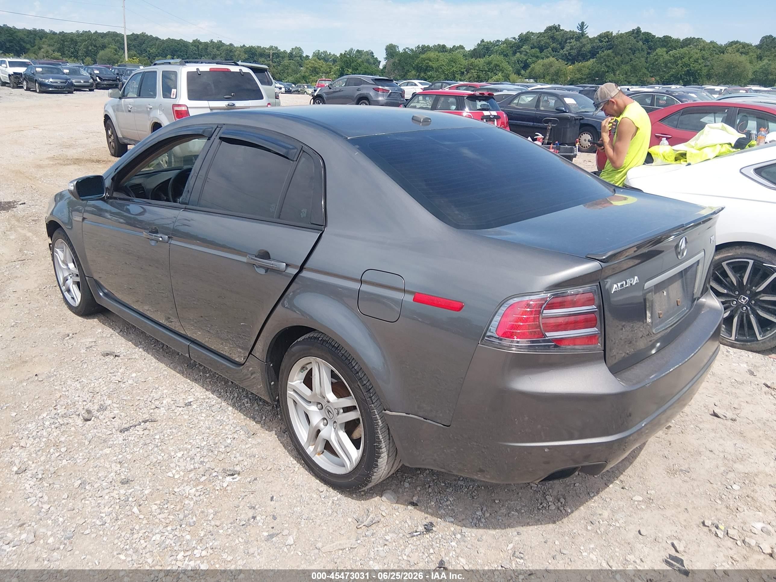 2008 Acura Tl 3.2 Gray vin: 19UUA66218A044073
