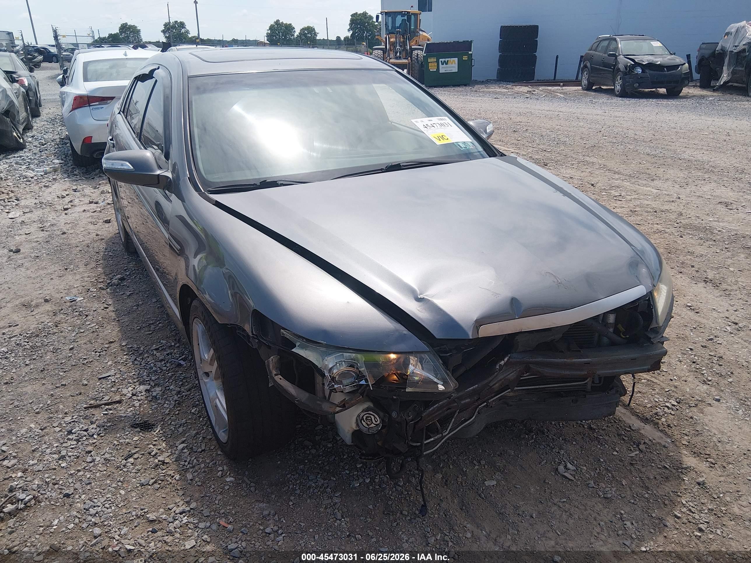 2008 Acura Tl 3.2 Gray vin: 19UUA66218A044073