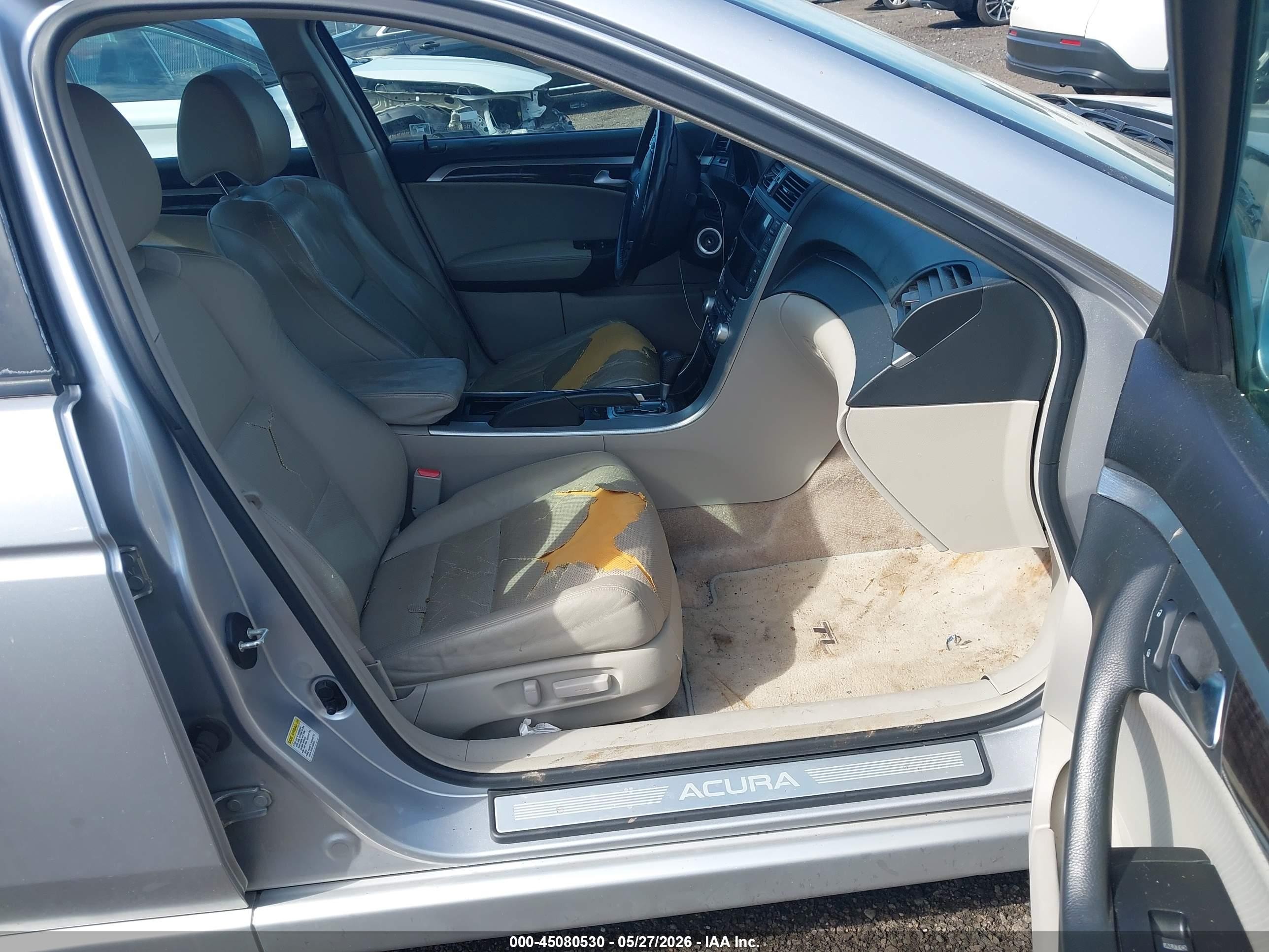 2008 Acura Tl 3.2 Серебряный vin: 19UUA66218A054988