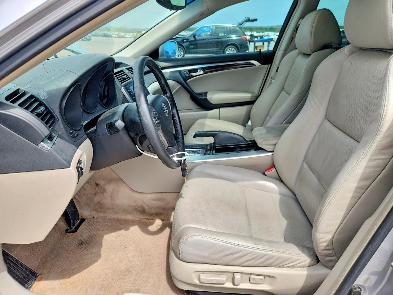 2008 Acura Tl Silver vin: 19UUA66218A056322