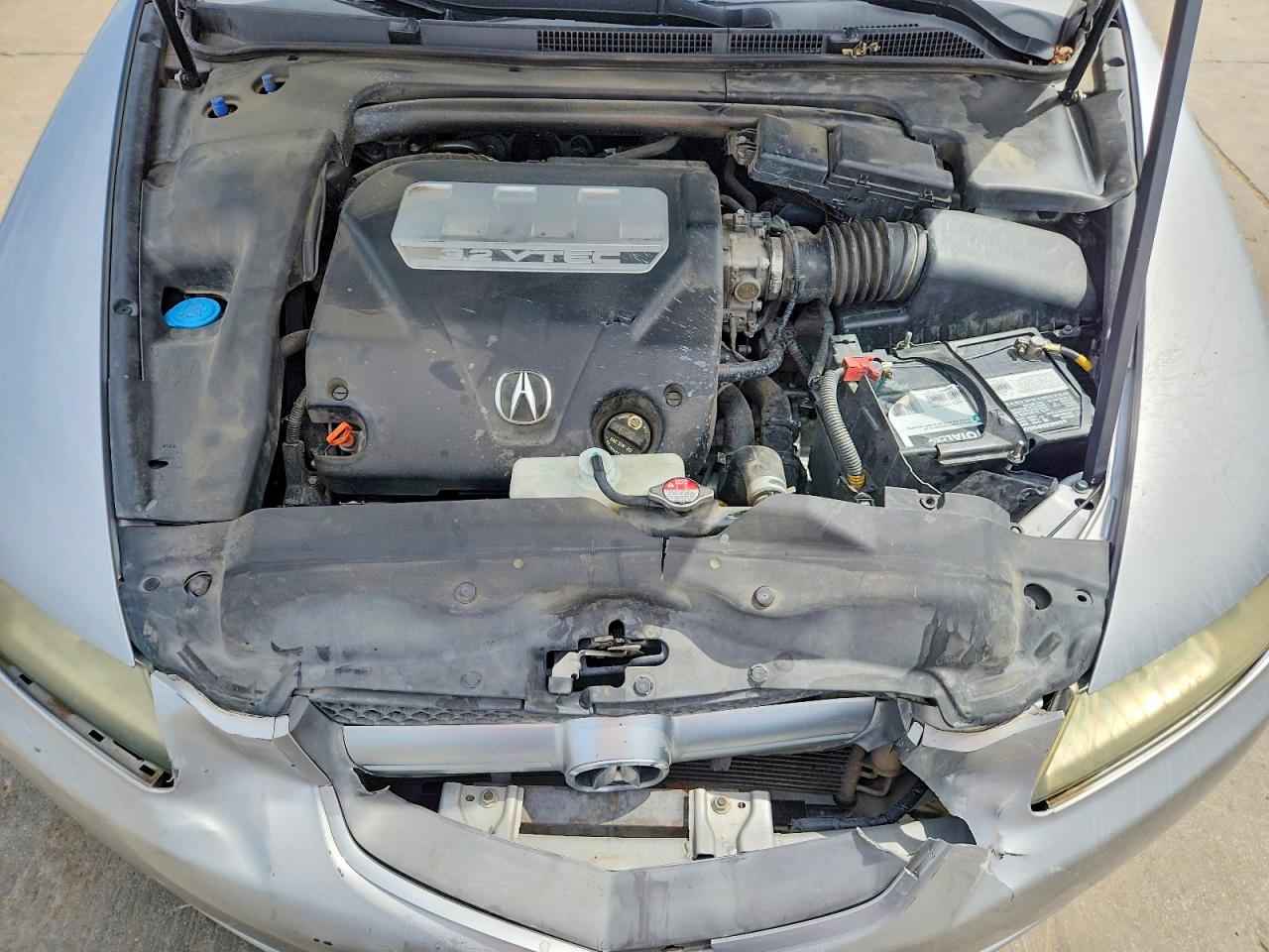 2008 Acura Tl Silver vin: 19UUA66218A056322