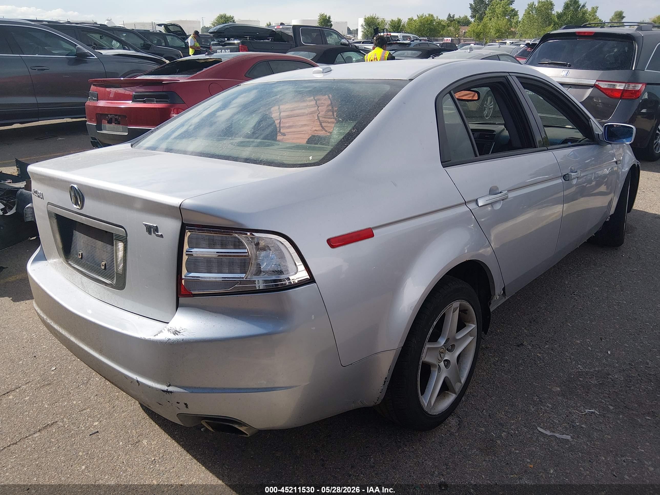 2004 Acura Tl   Gray vin: 19UUA66224A018043