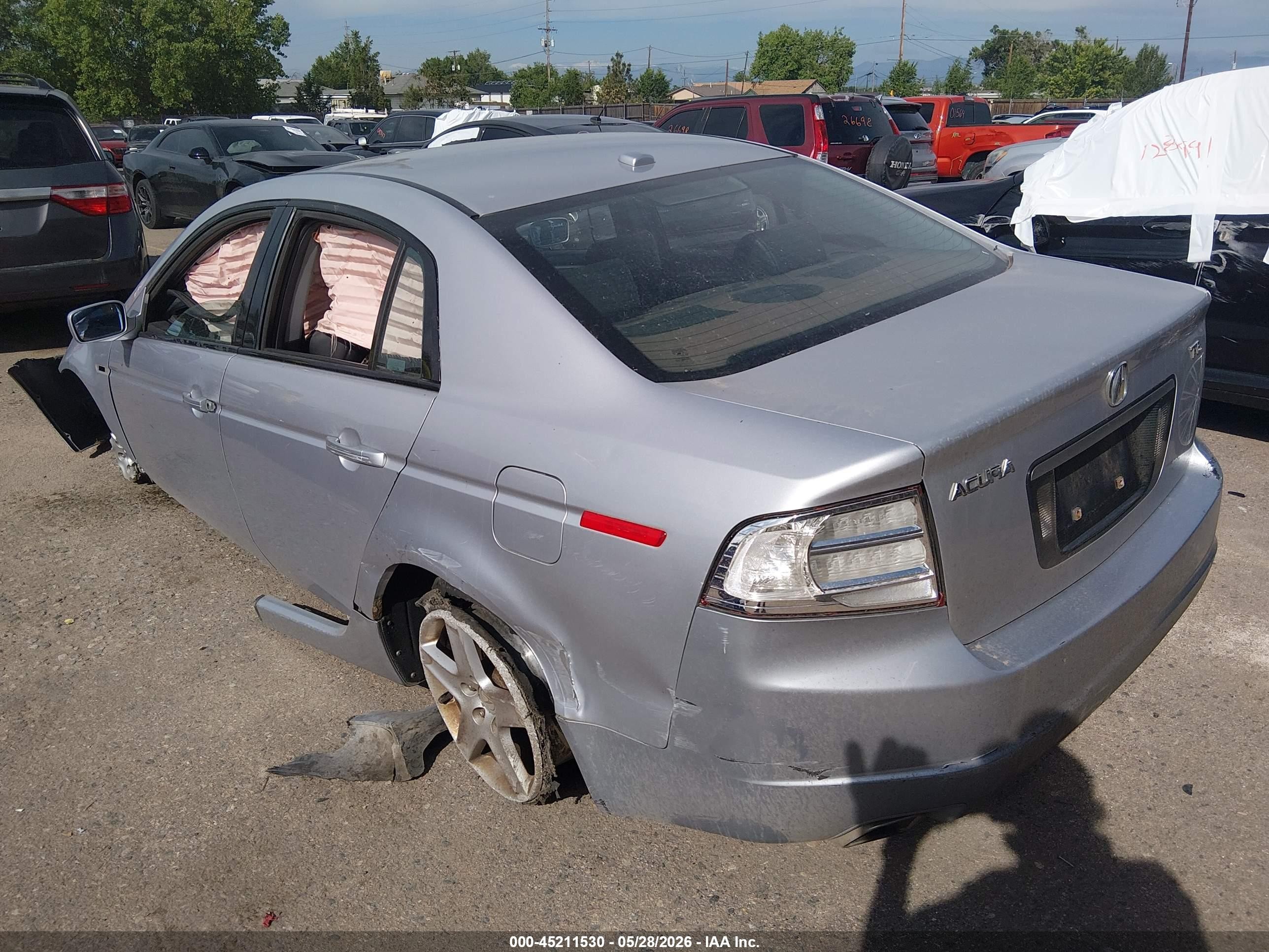 2004 Acura Tl   Gray vin: 19UUA66224A018043