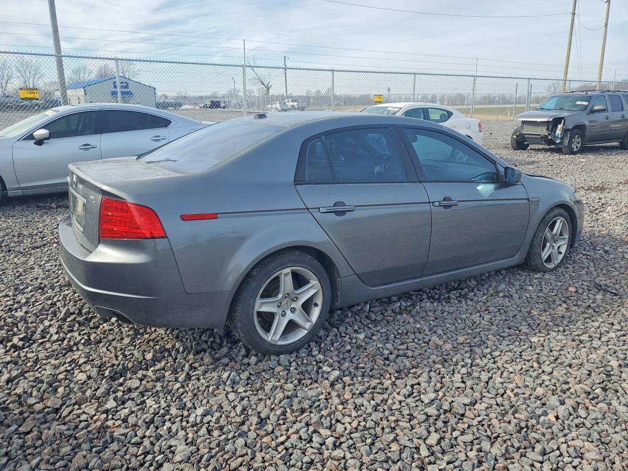 2005 Acura Tl Gray vin: 19UUA66225A007738