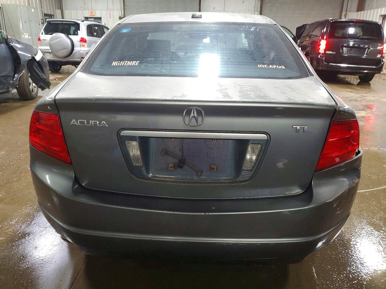 2005 Acura Tl Gray vin: 19UUA66225A013698