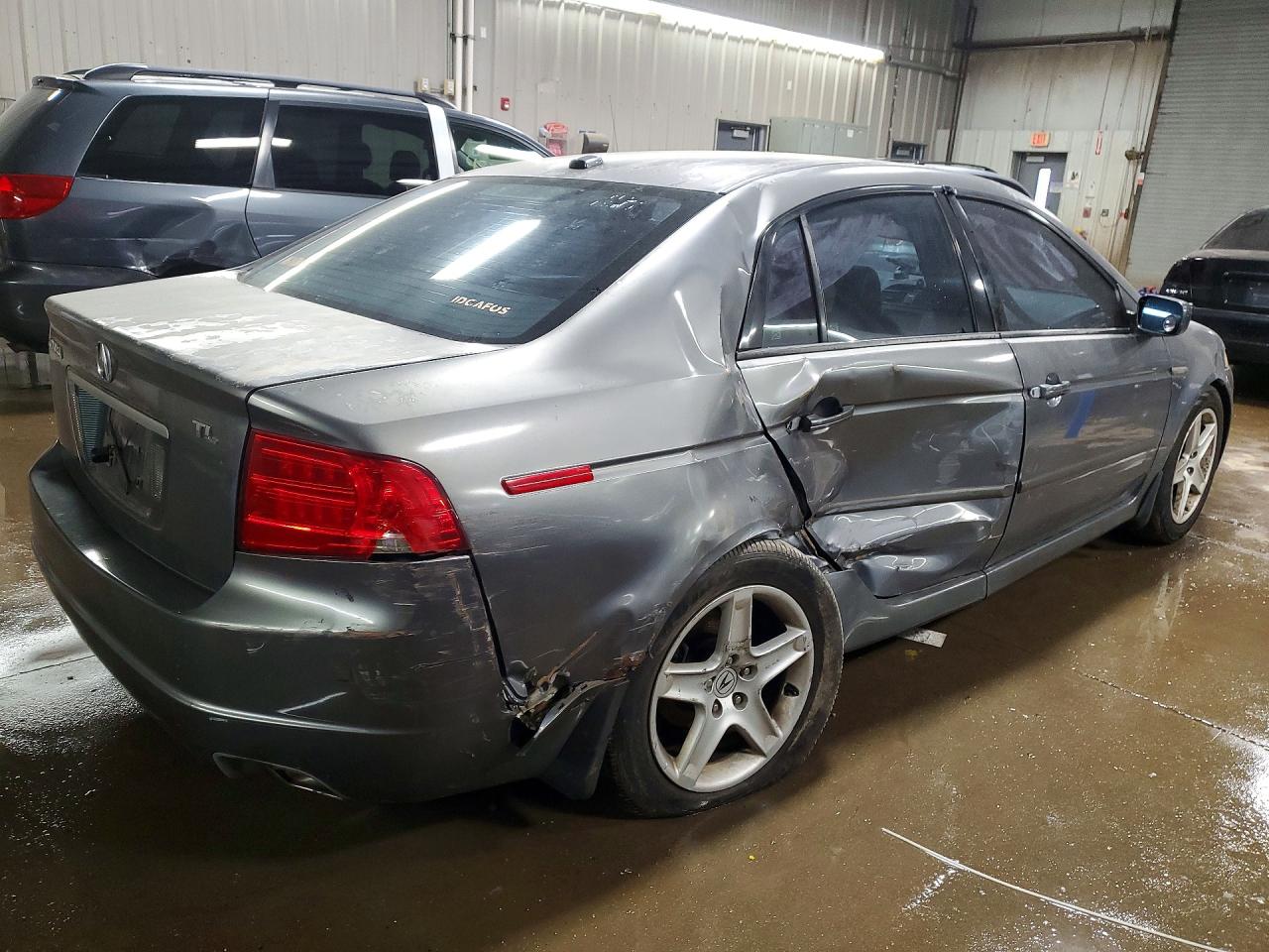 2005 Acura Tl Gray vin: 19UUA66225A013698