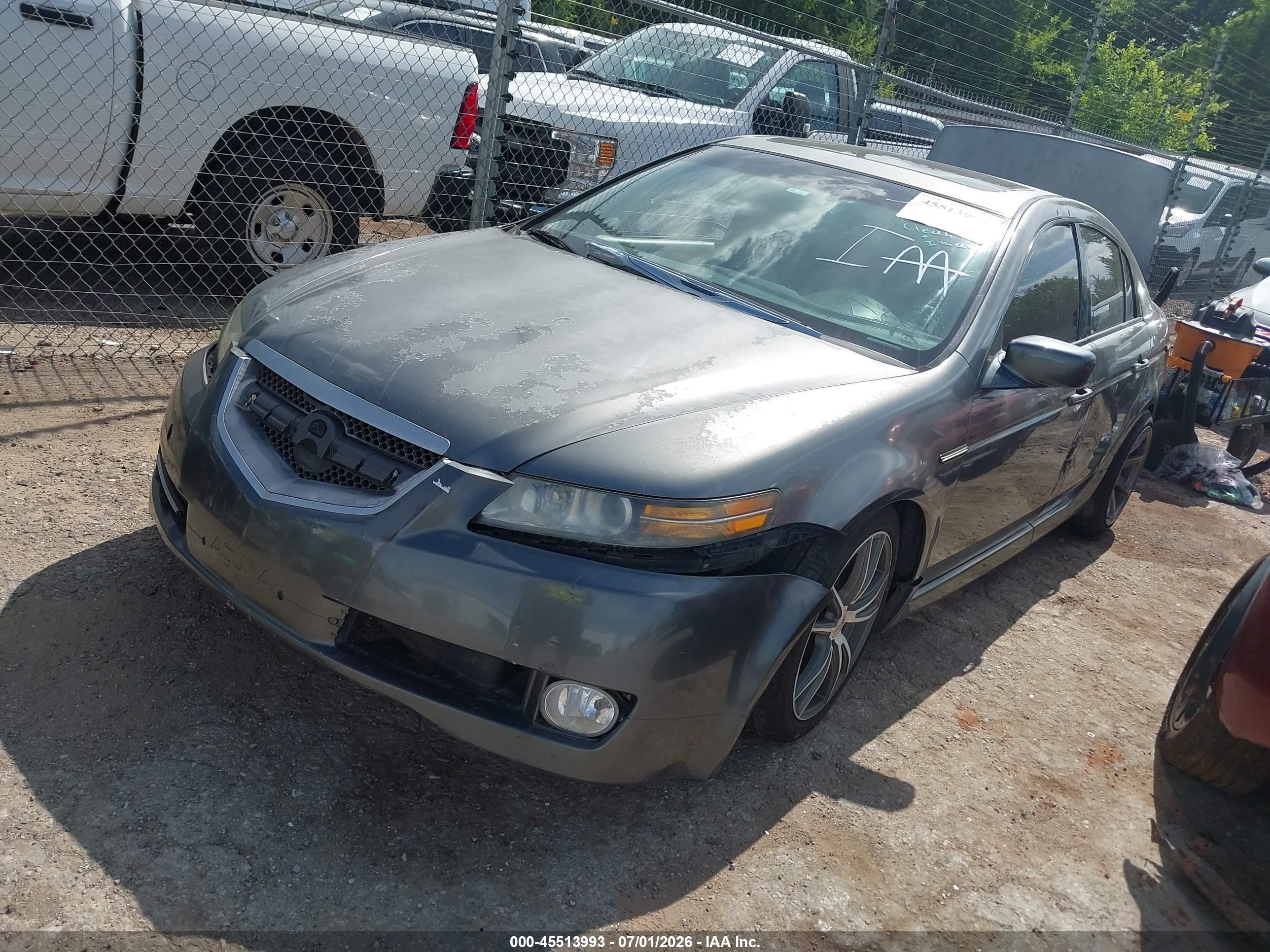 2005 Acura Tl   Gray vin: 19UUA66225A017184
