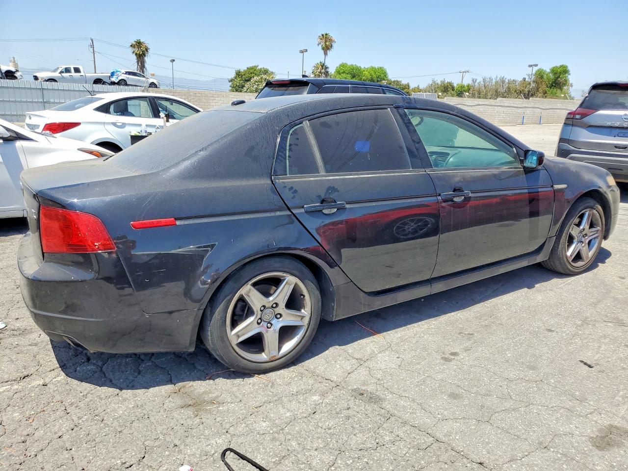 2005 Acura Tl Black vin: 19UUA66225A018013