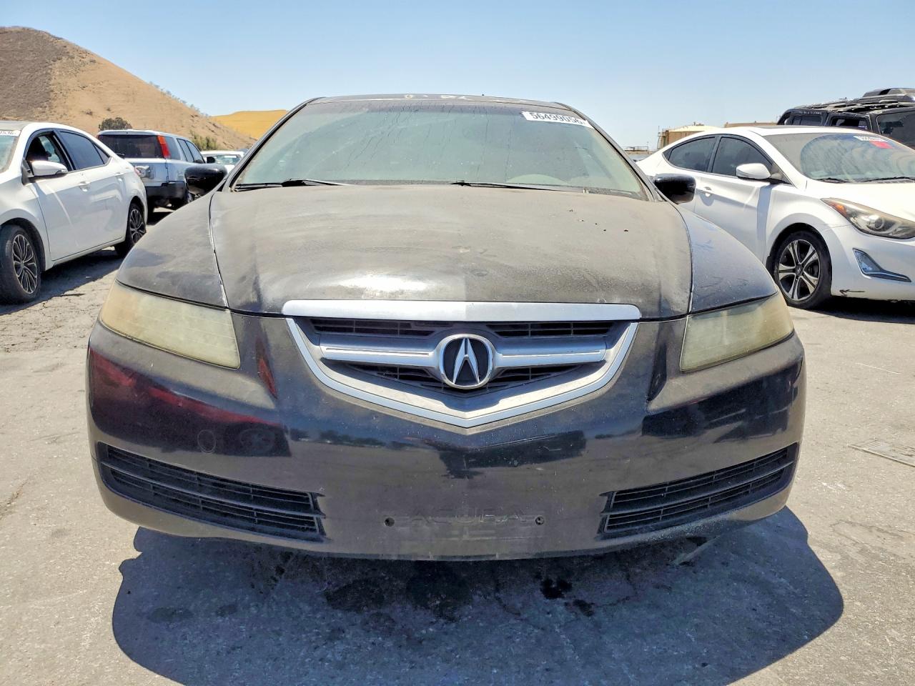 2005 Acura Tl Black vin: 19UUA66225A018013