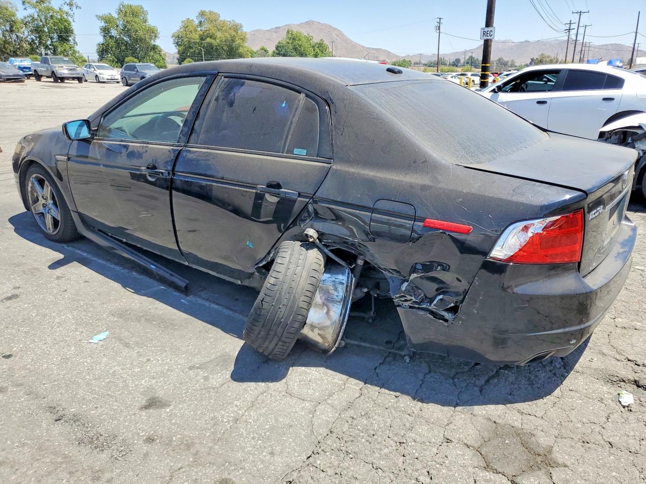 2005 Acura Tl Black vin: 19UUA66225A018013