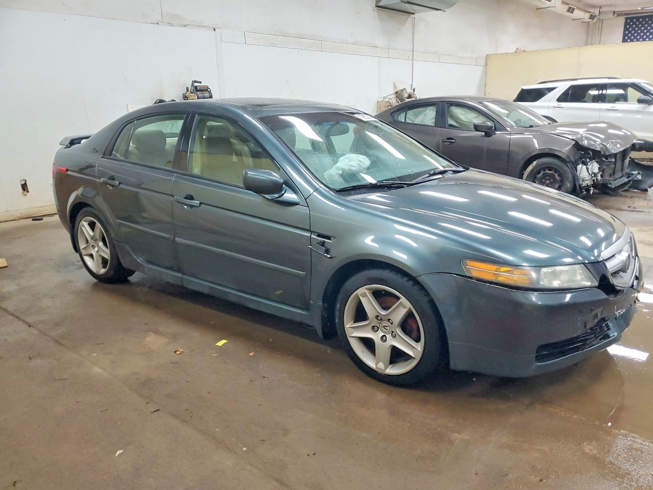 2005 Acura Tl Blue vin: 19UUA66225A034552