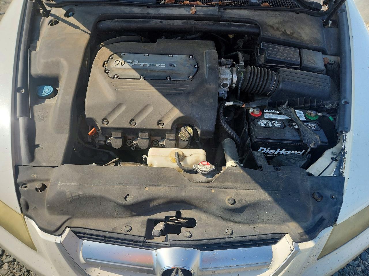 2005 Acura Tl White vin: 19UUA66225A043252