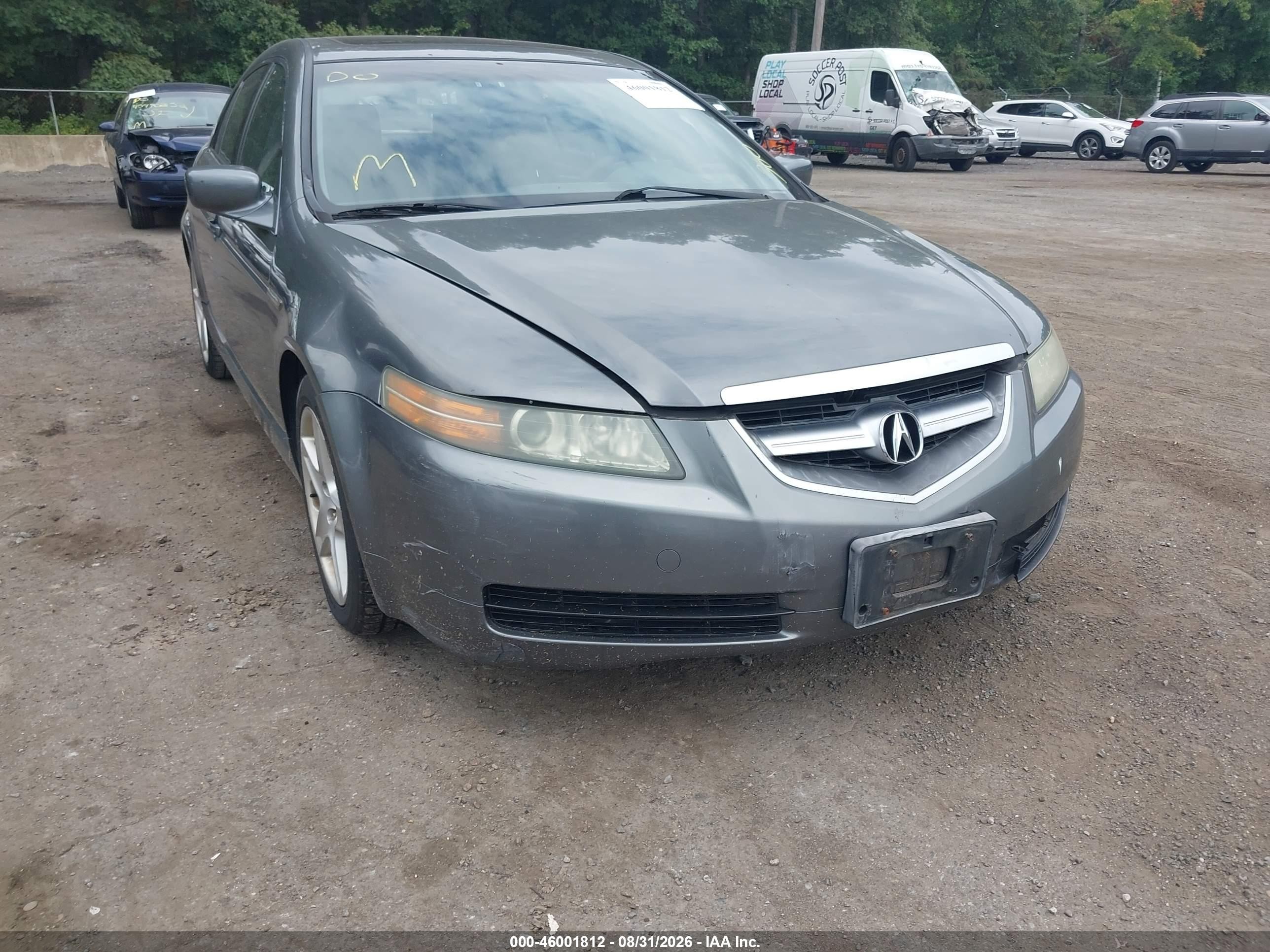 2006 Acura Tl   Gray vin: 19UUA66226A013024