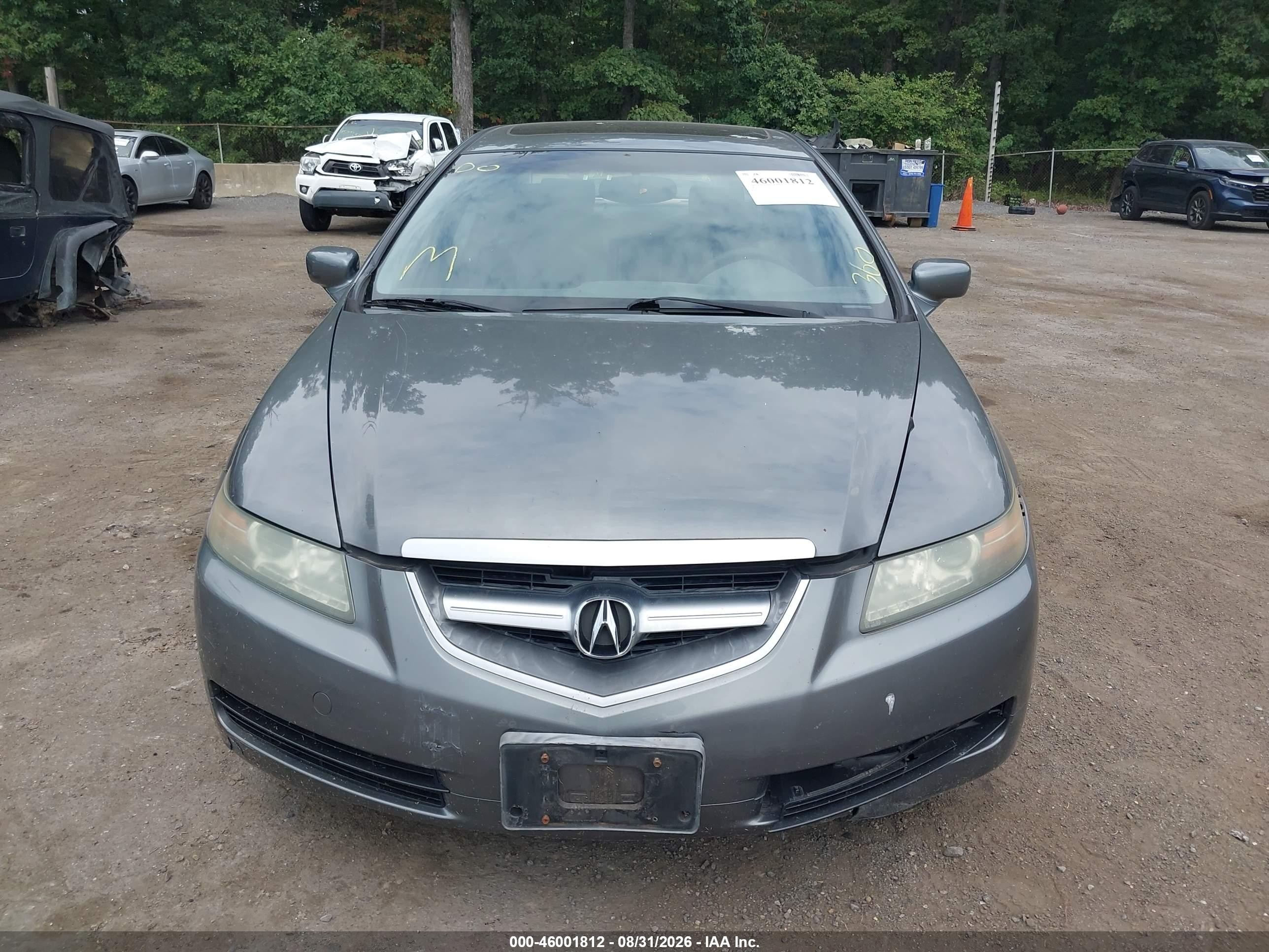 2006 Acura Tl   Gray vin: 19UUA66226A013024