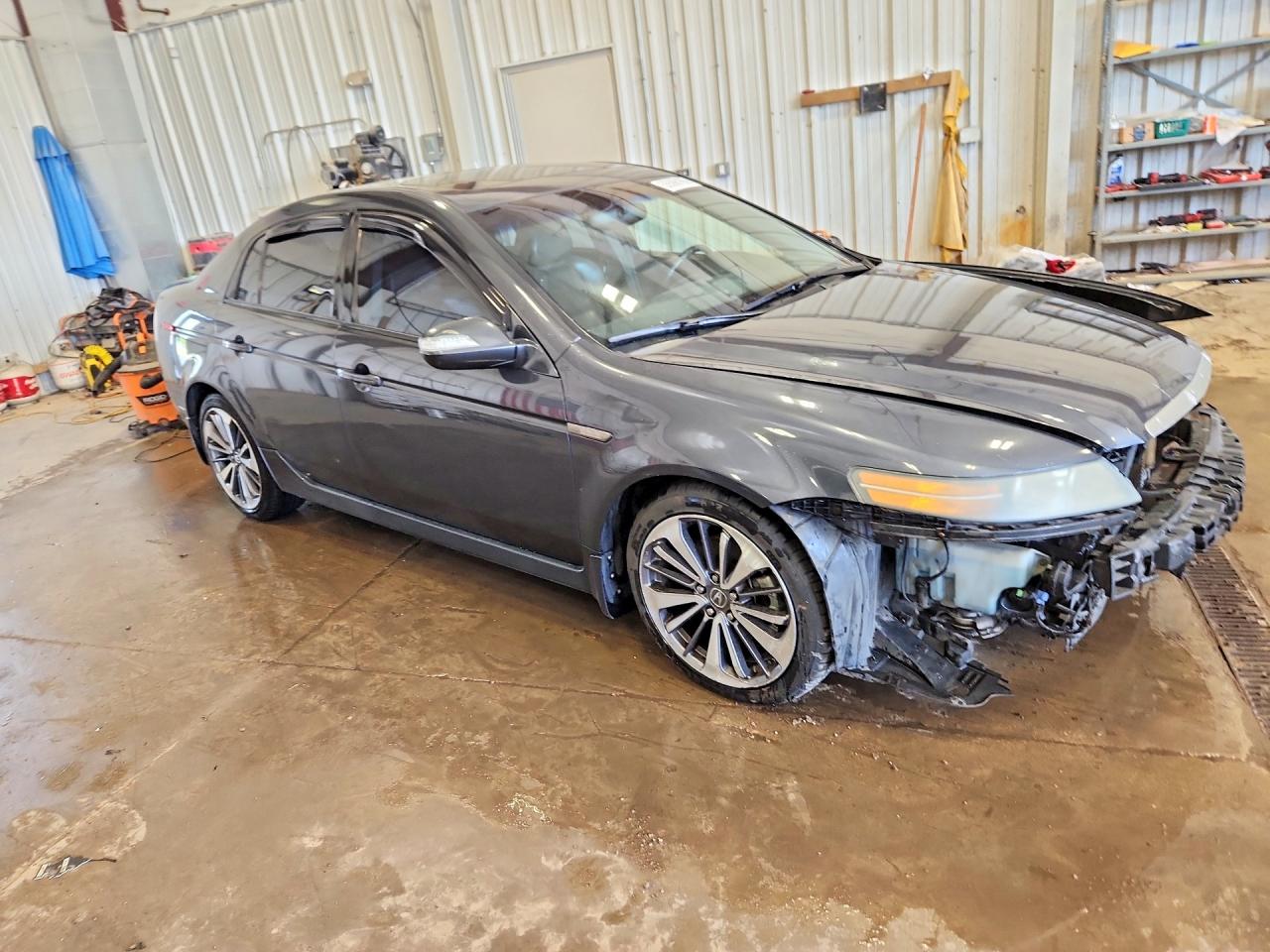 2007 Acura Tl Gray vin: 19UUA66227A011372