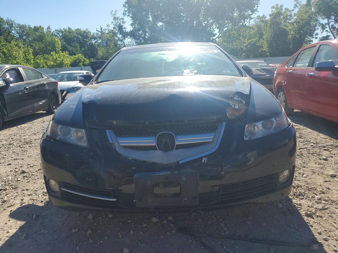 2007 Acura Tl Black vin: 19UUA66227A013123