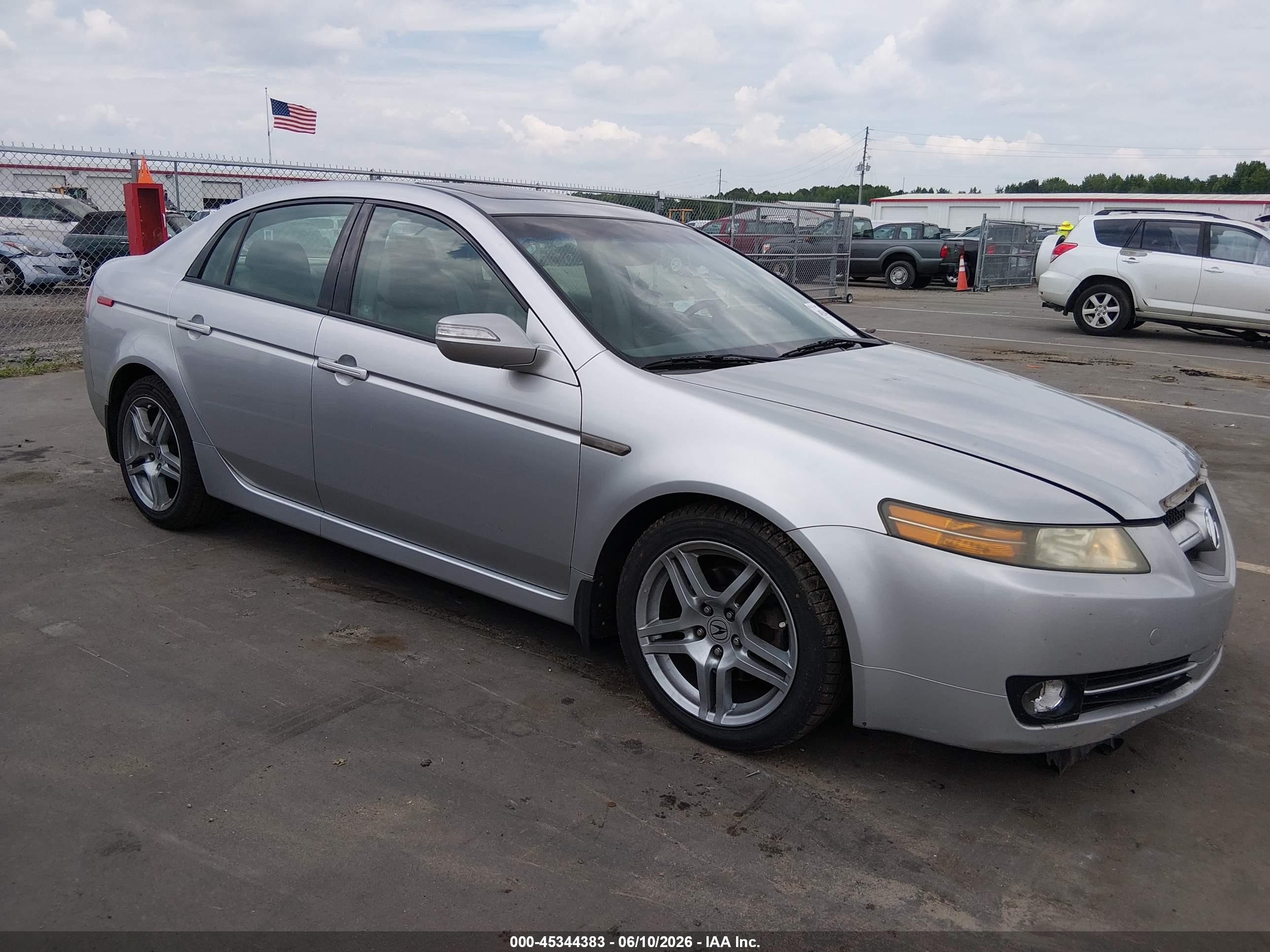 2007 Acura Tl 3.2 Silver vin: 19UUA66227A020265