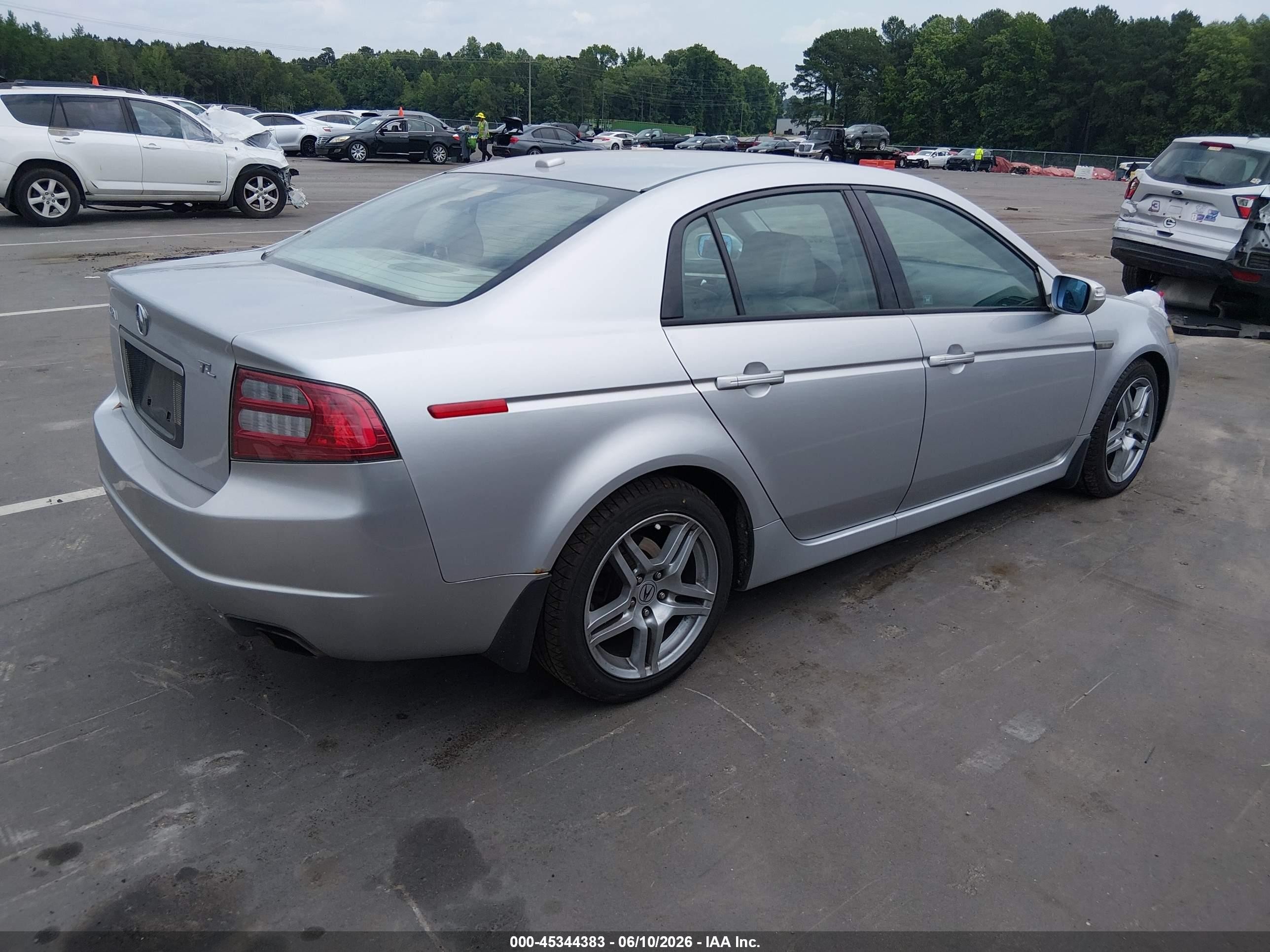 2007 Acura Tl 3.2 Серебряный vin: 19UUA66227A020265