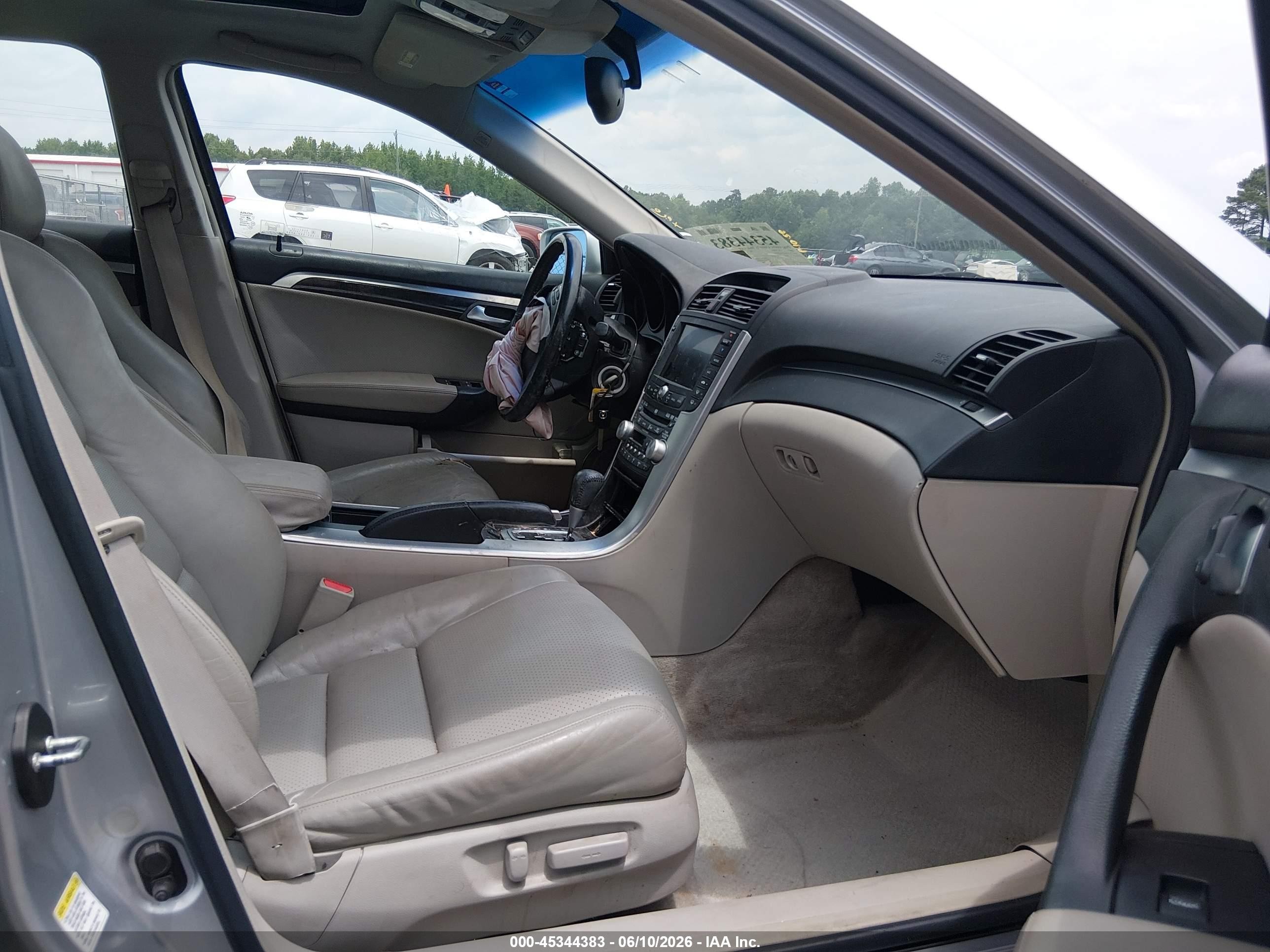 2007 Acura Tl 3.2 Серебряный vin: 19UUA66227A020265