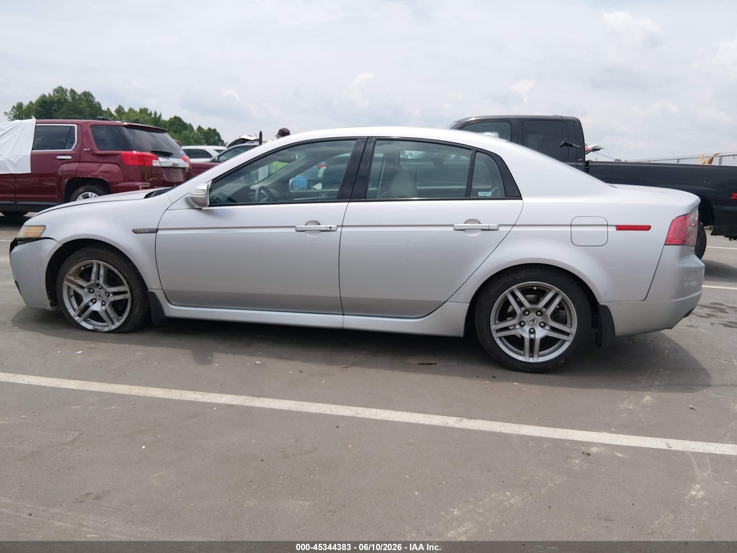 2007 Acura Tl 3.2 Серебряный vin: 19UUA66227A020265