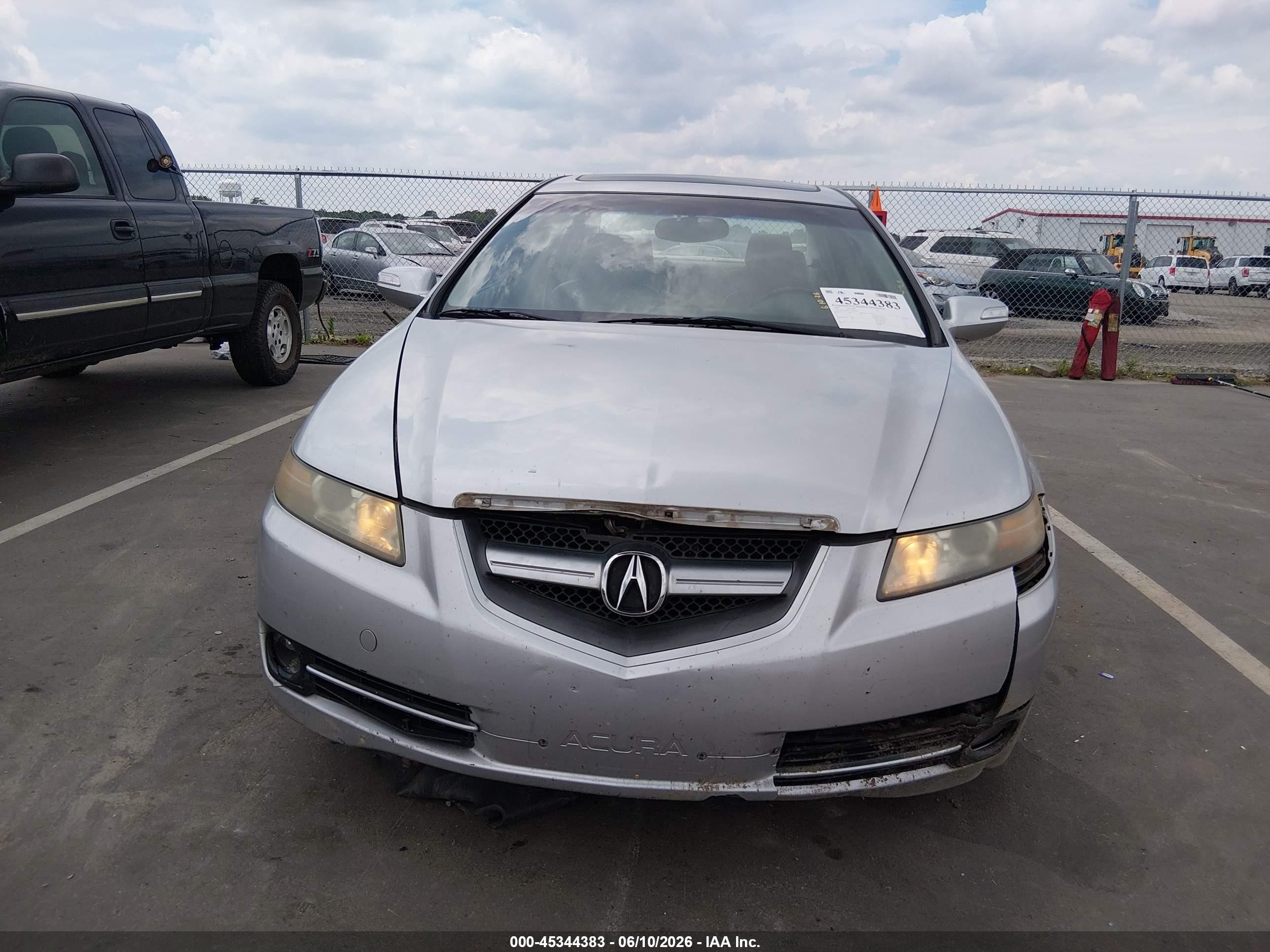 2007 Acura Tl 3.2 Серебряный vin: 19UUA66227A020265