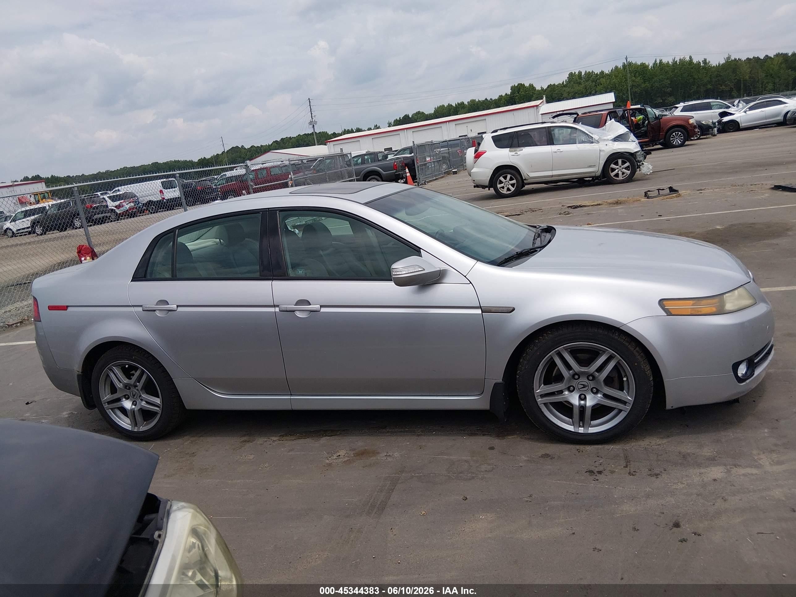 2007 Acura Tl 3.2 Серебряный vin: 19UUA66227A020265