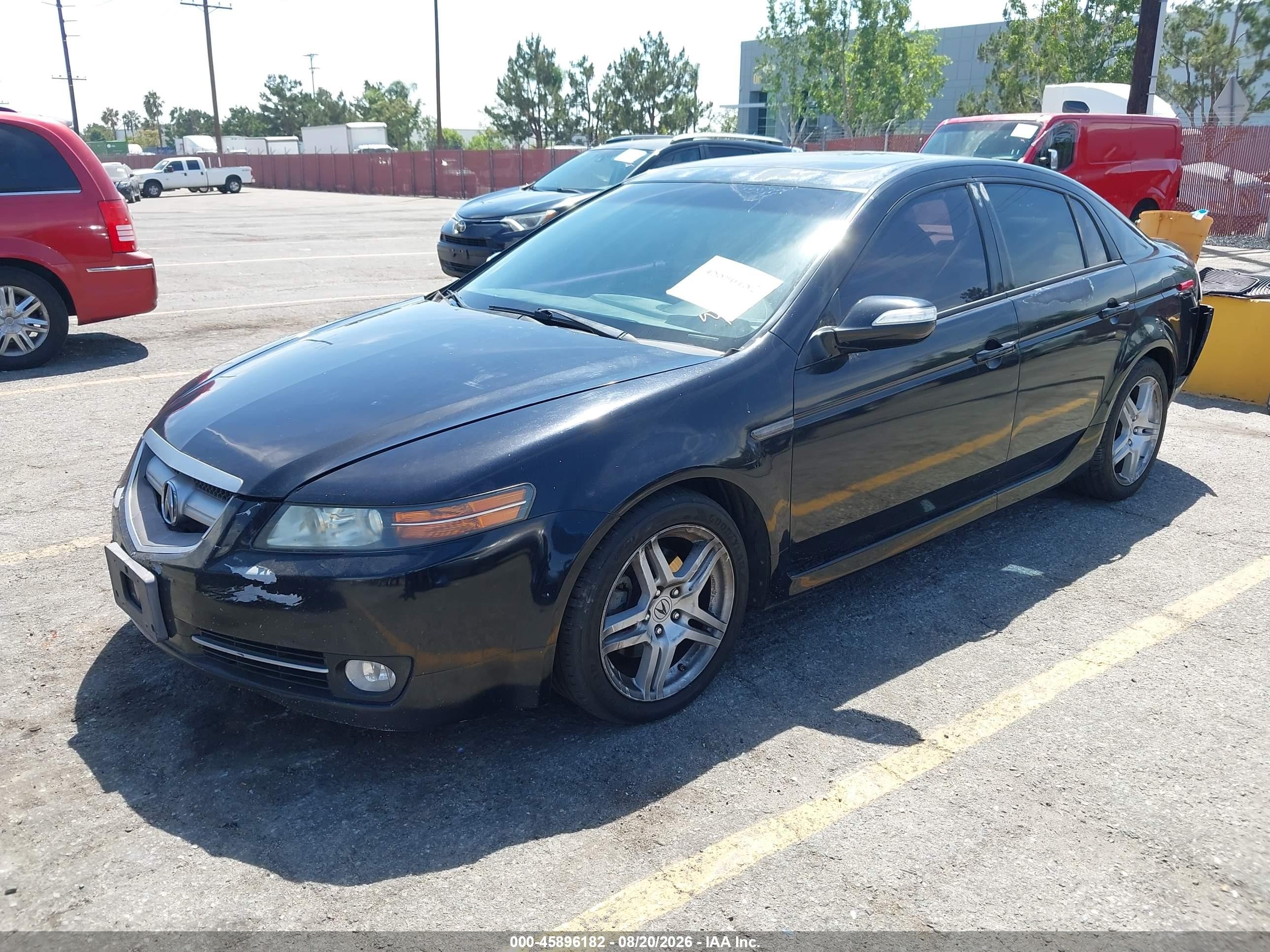 2007 Acura Tl 3.2 Black vin: 19UUA66227A024137
