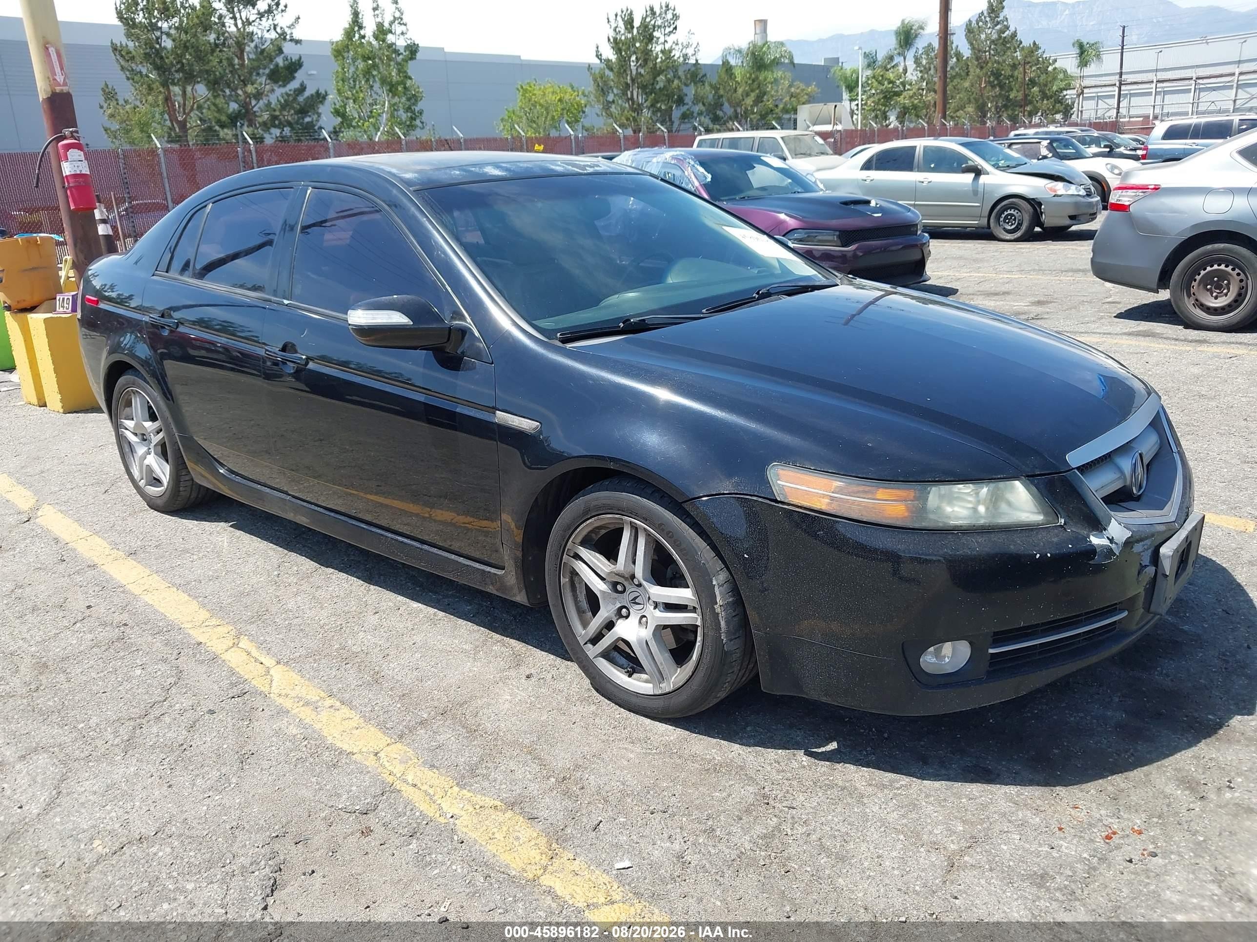2007 Acura Tl 3.2 Black vin: 19UUA66227A024137