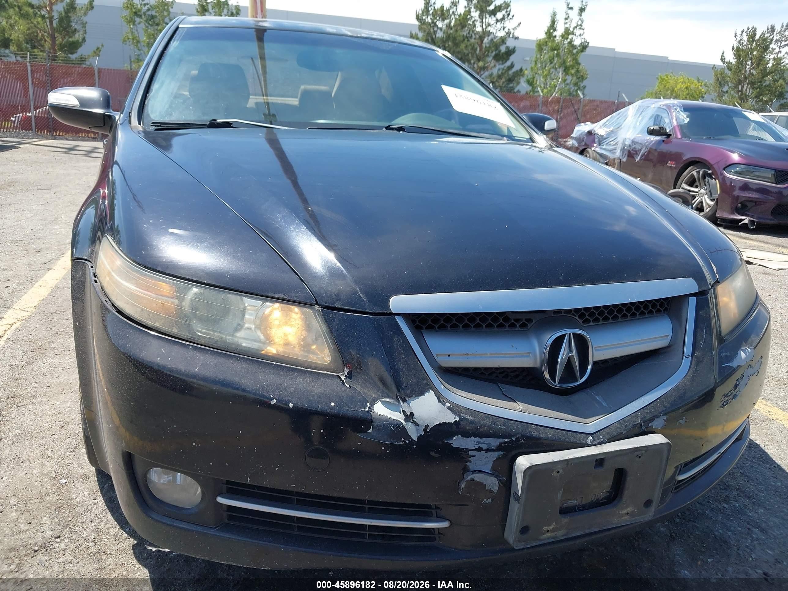 2007 Acura Tl 3.2 Black vin: 19UUA66227A024137