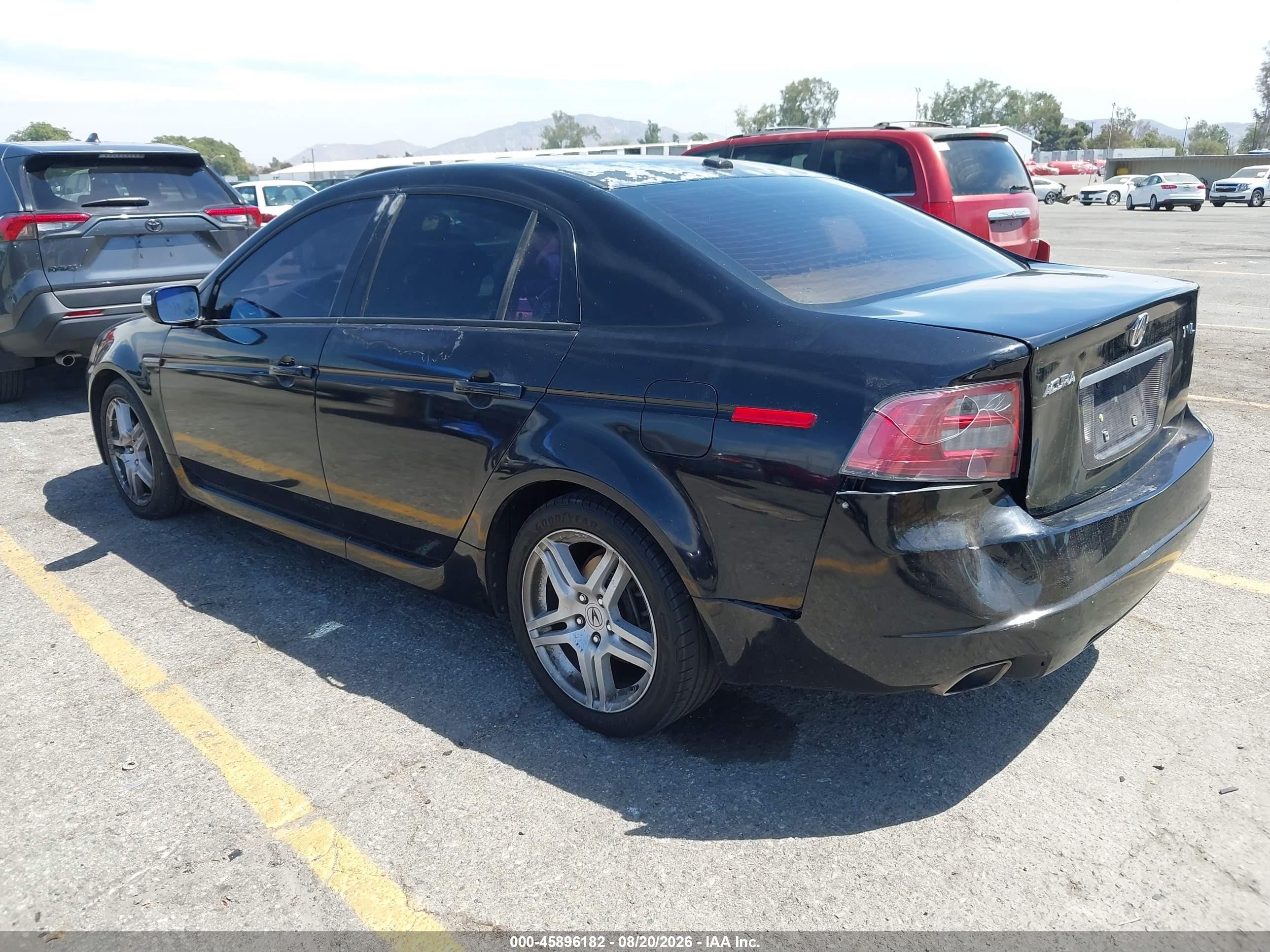 2007 Acura Tl 3.2 Black vin: 19UUA66227A024137