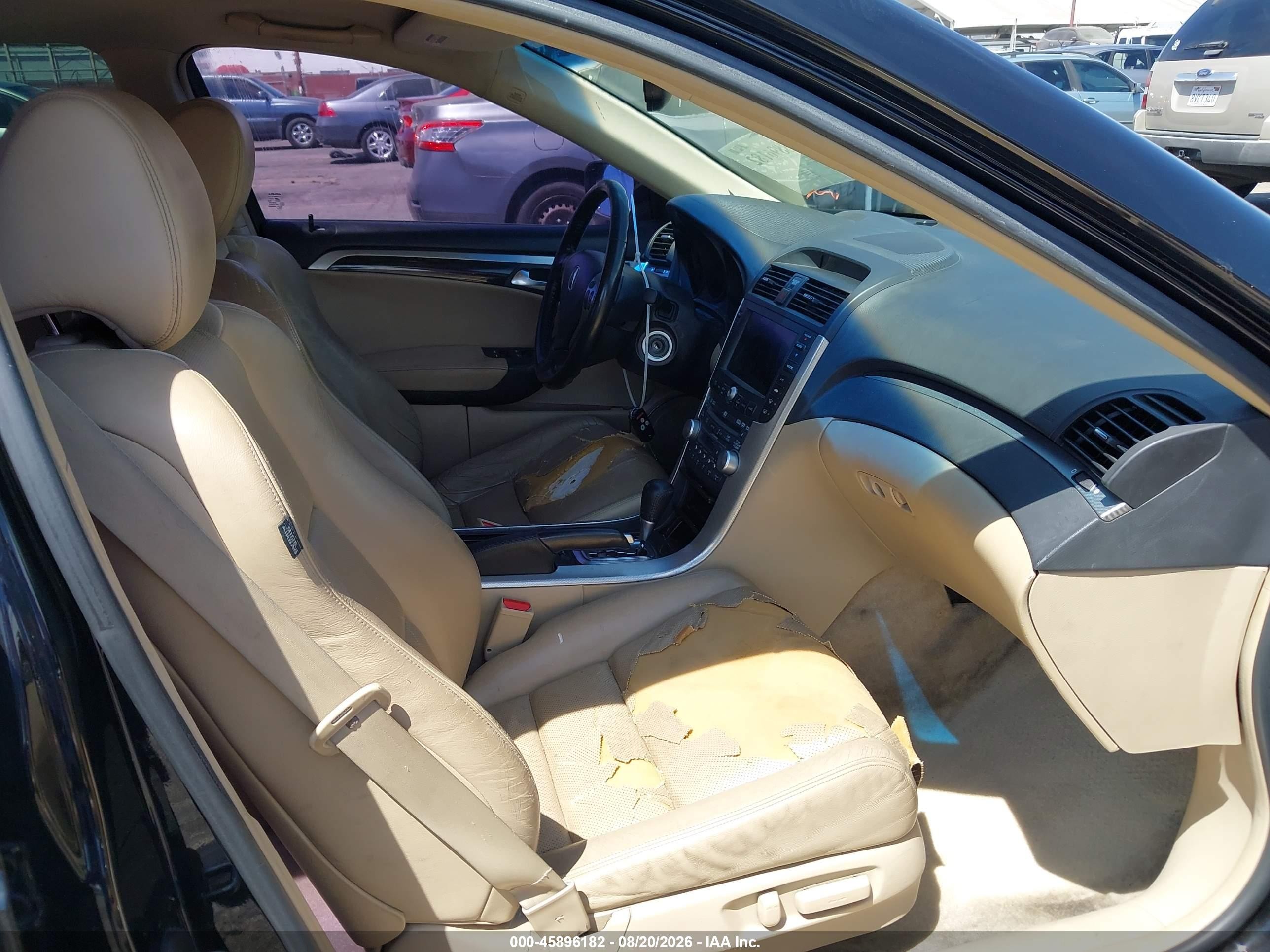 2007 Acura Tl 3.2 Black vin: 19UUA66227A024137