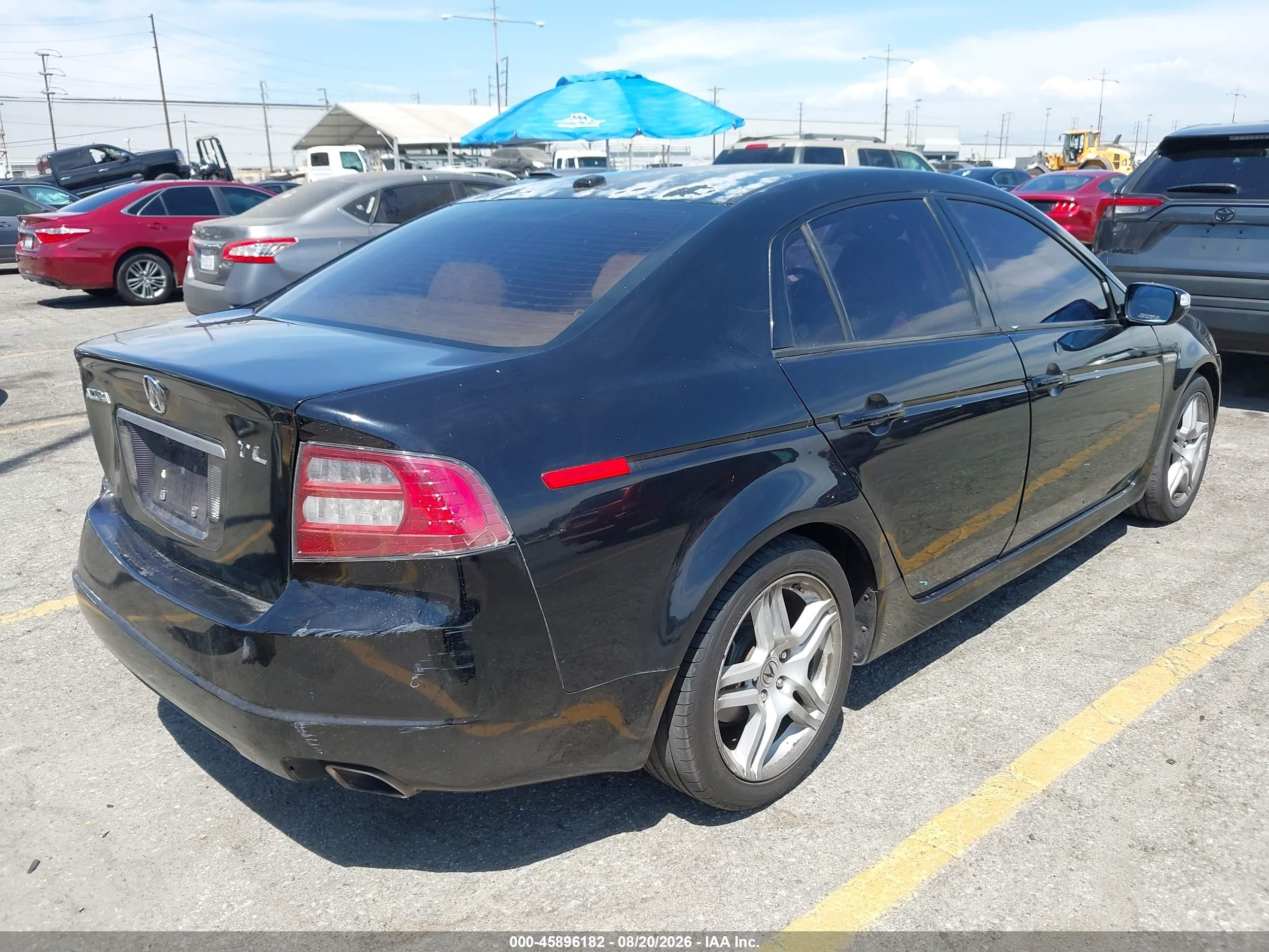 2007 Acura Tl 3.2 Black vin: 19UUA66227A024137