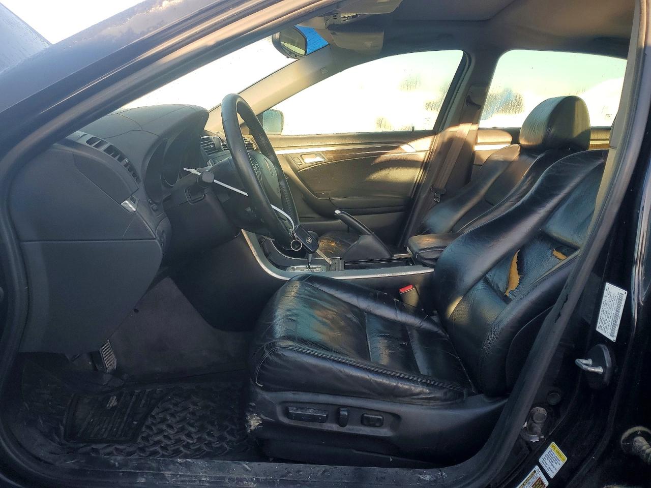 2007 Acura Tl Black vin: 19UUA66227A024235